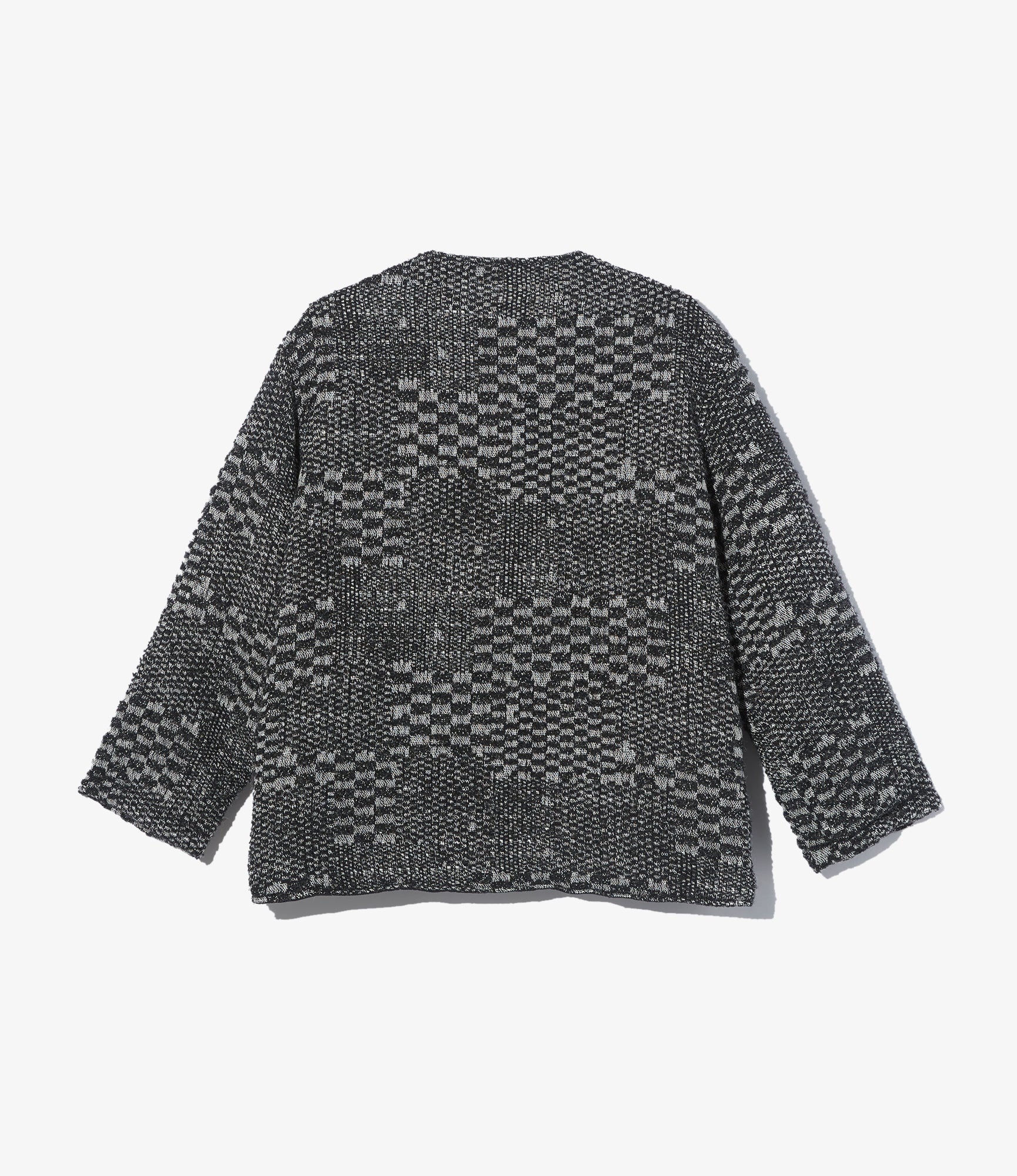Engineered Garments - Women's Cutaway Jacket - Black/White Pattern