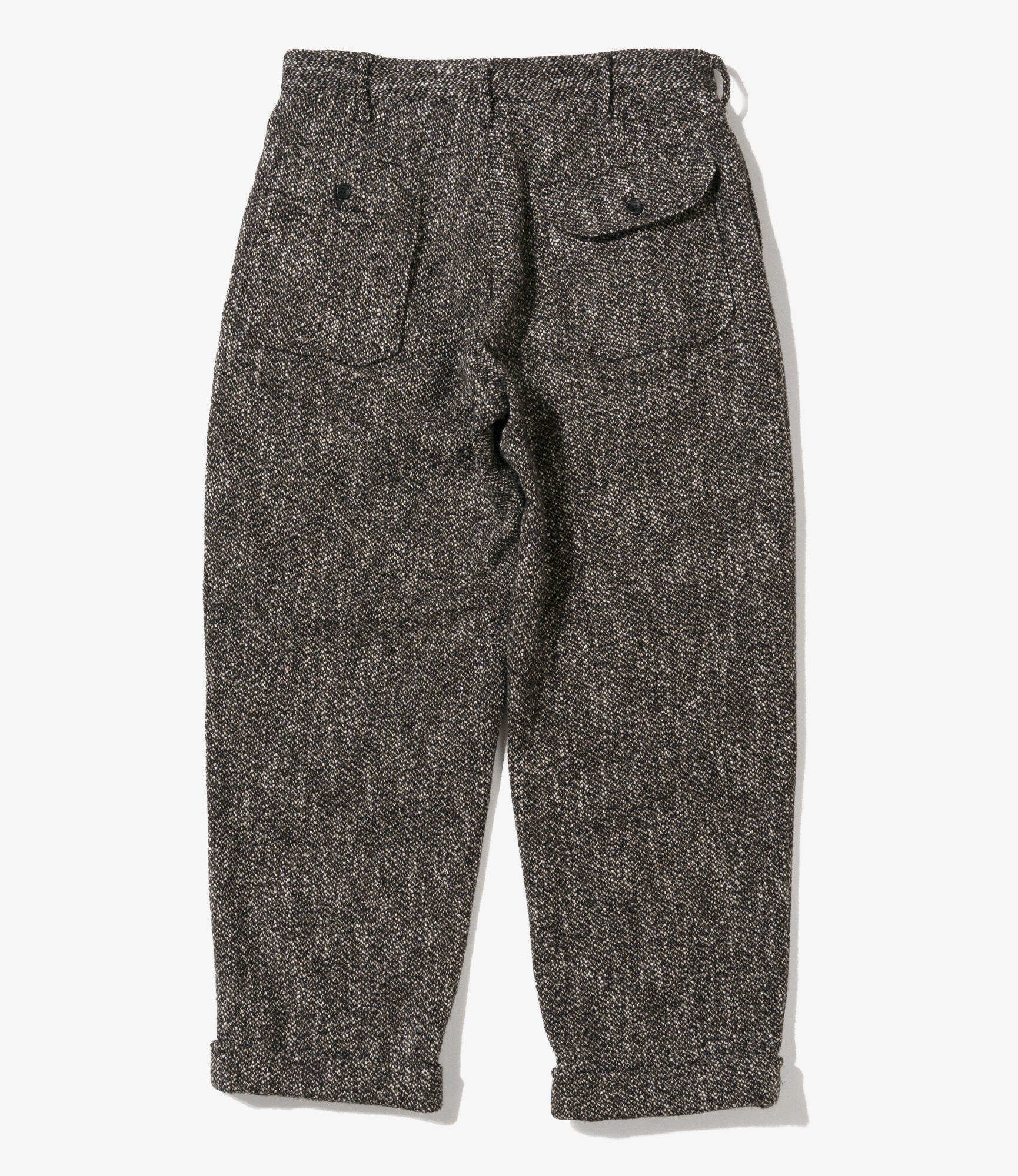 Carlyle Pant - Brown / Black Homespun Wool