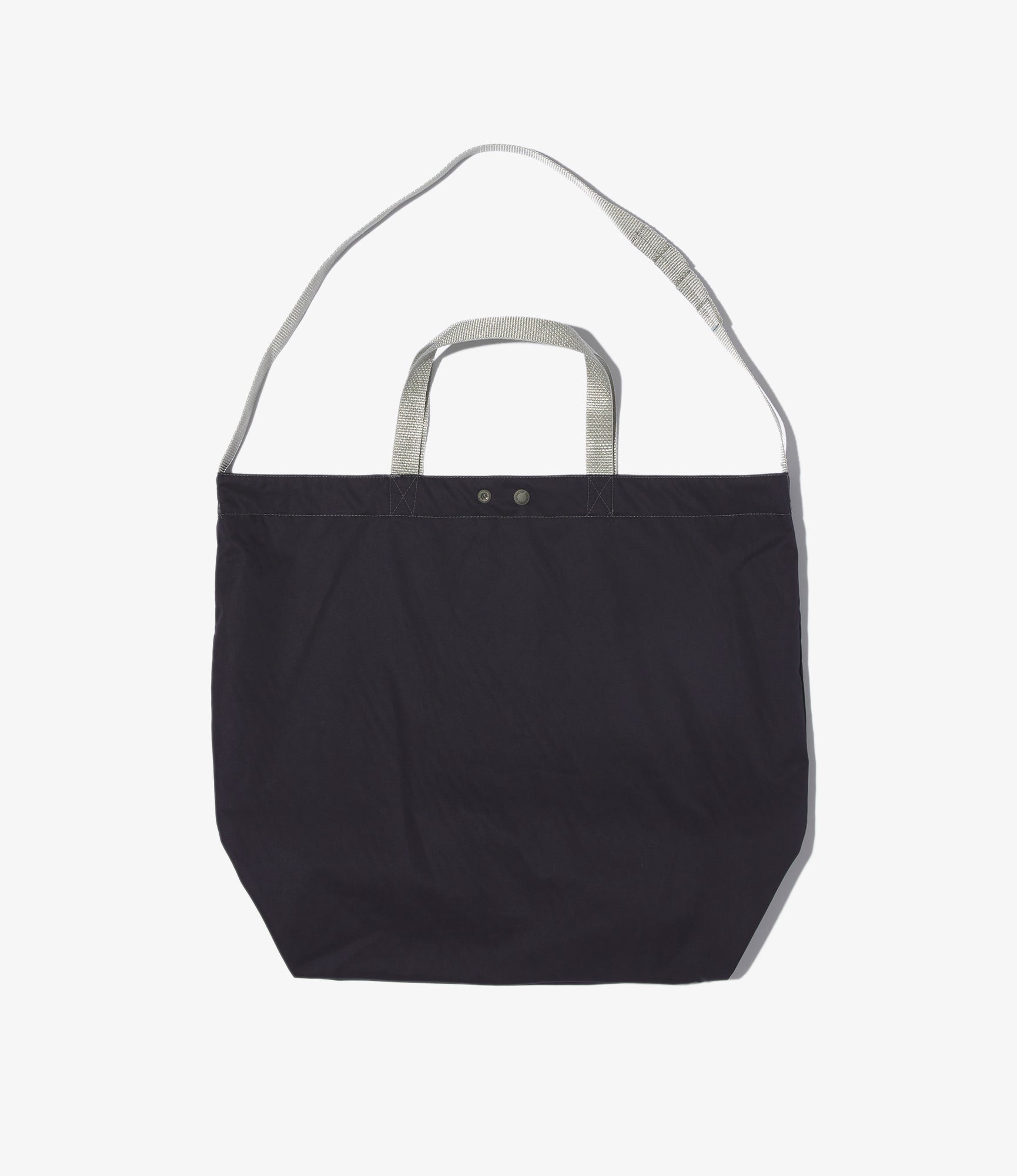 Carry All Tote Reversible - Silver Nylon Shadow Print