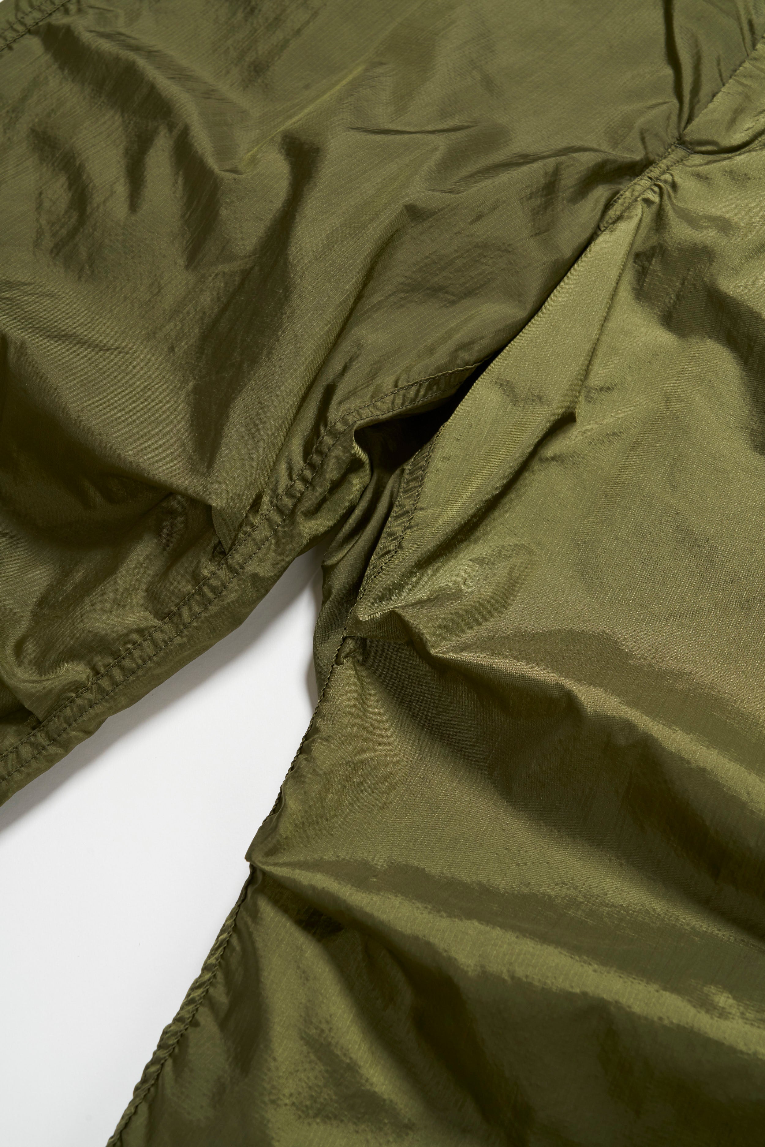 Over Pant - Olive Nylon Ripstop