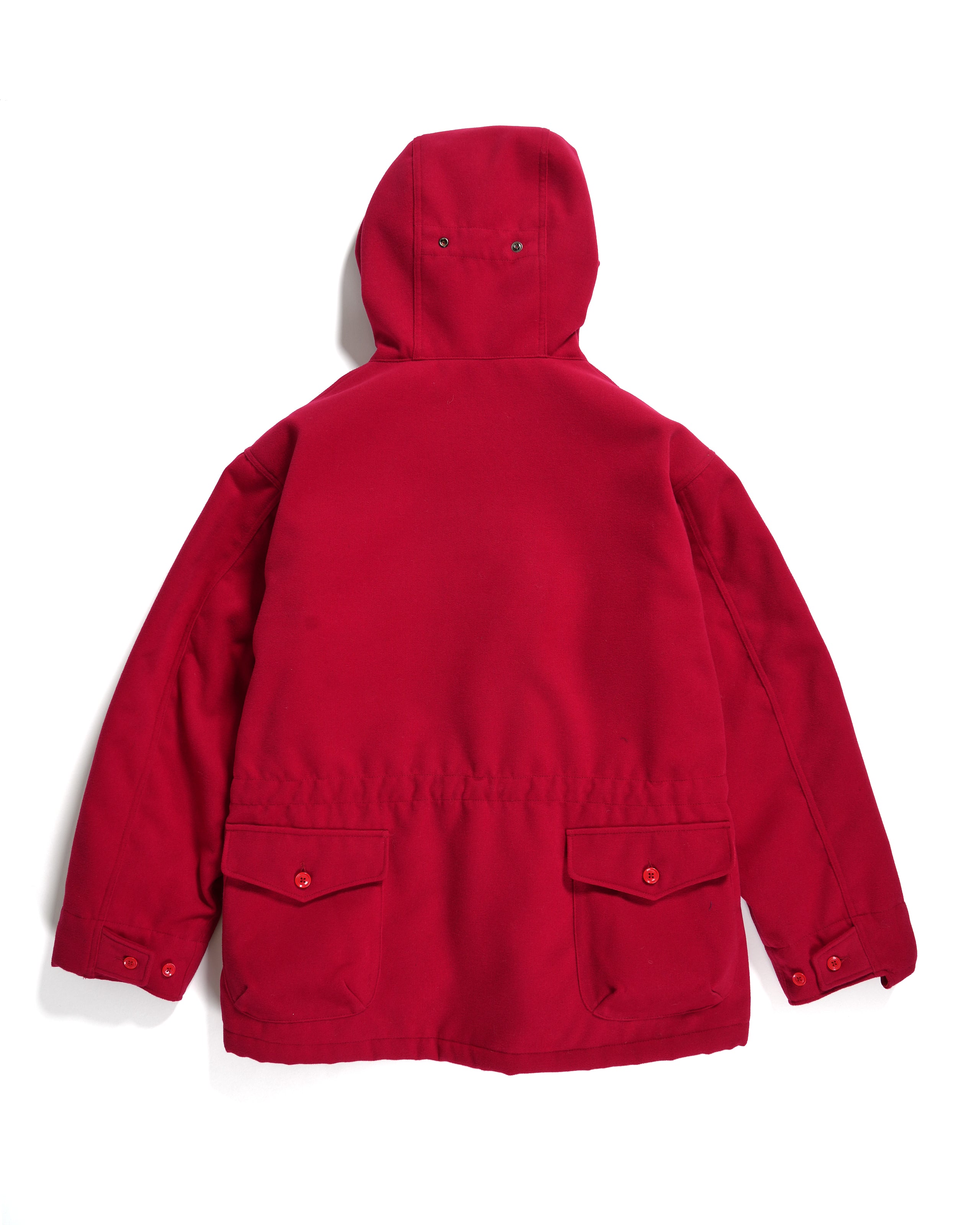 SAS Jacket - Red Polyester Fake Melton