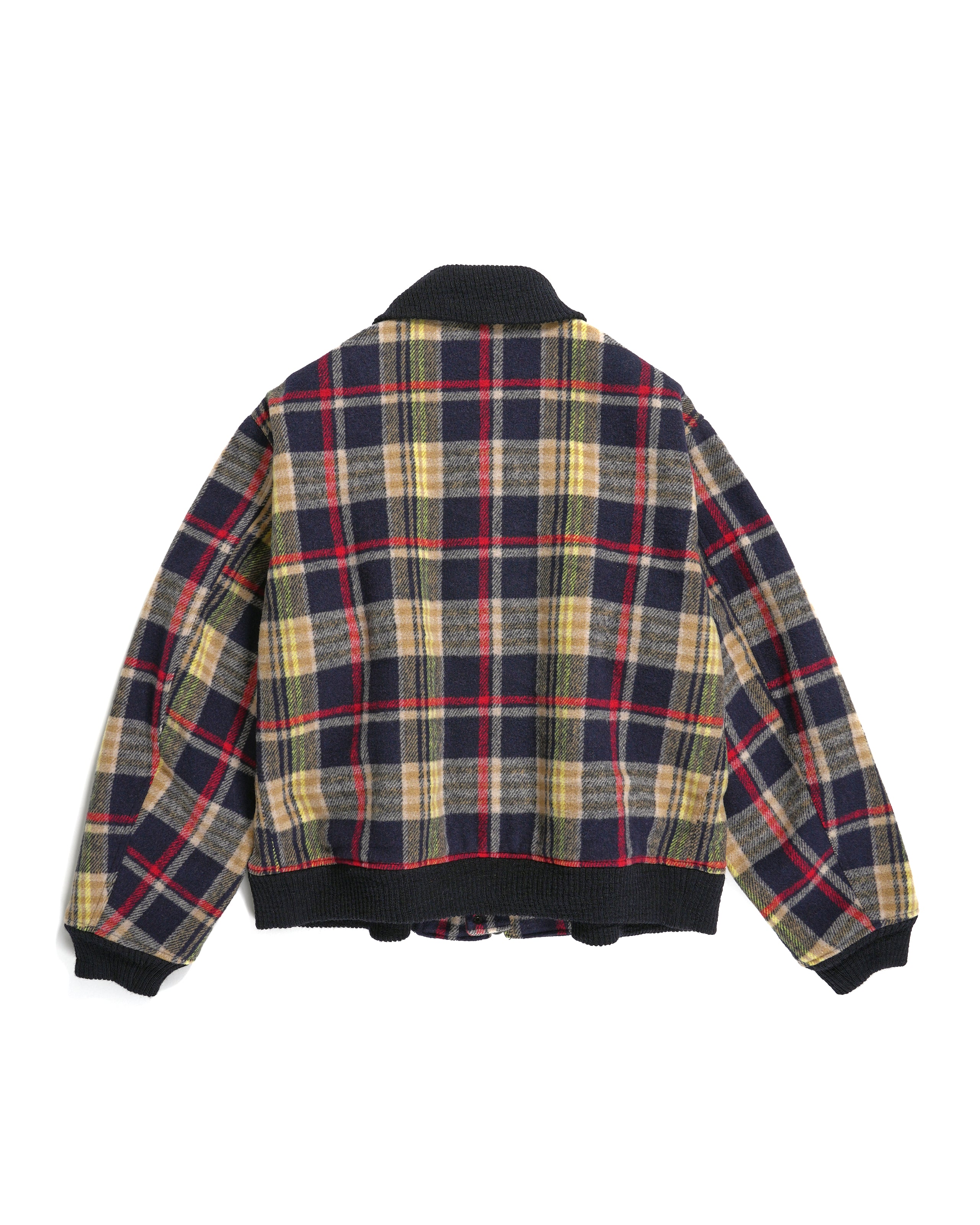 LL Jacket - Navy / Red Polyester Heavy Plaid