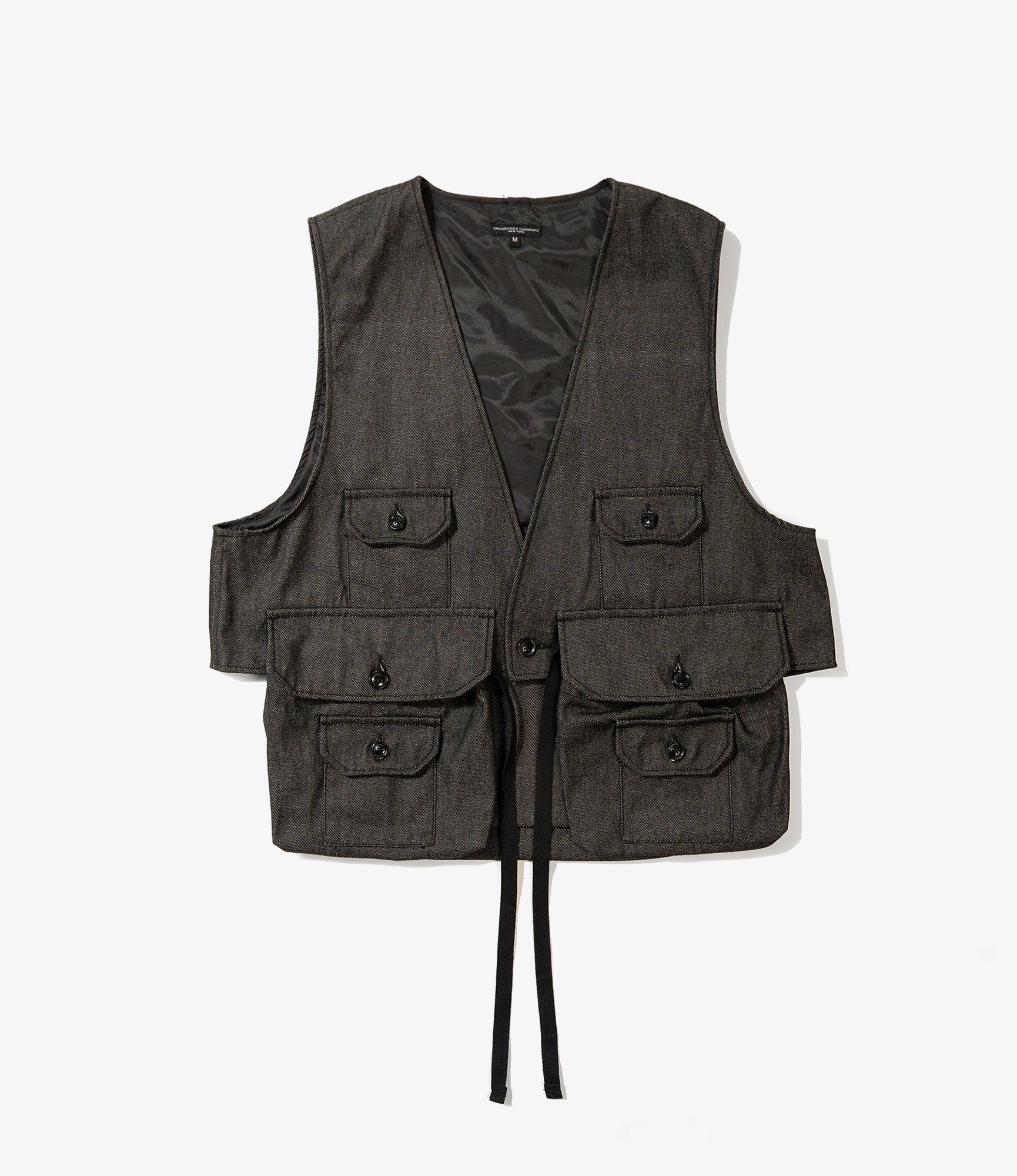 Fowl Vest - Black PC Denim