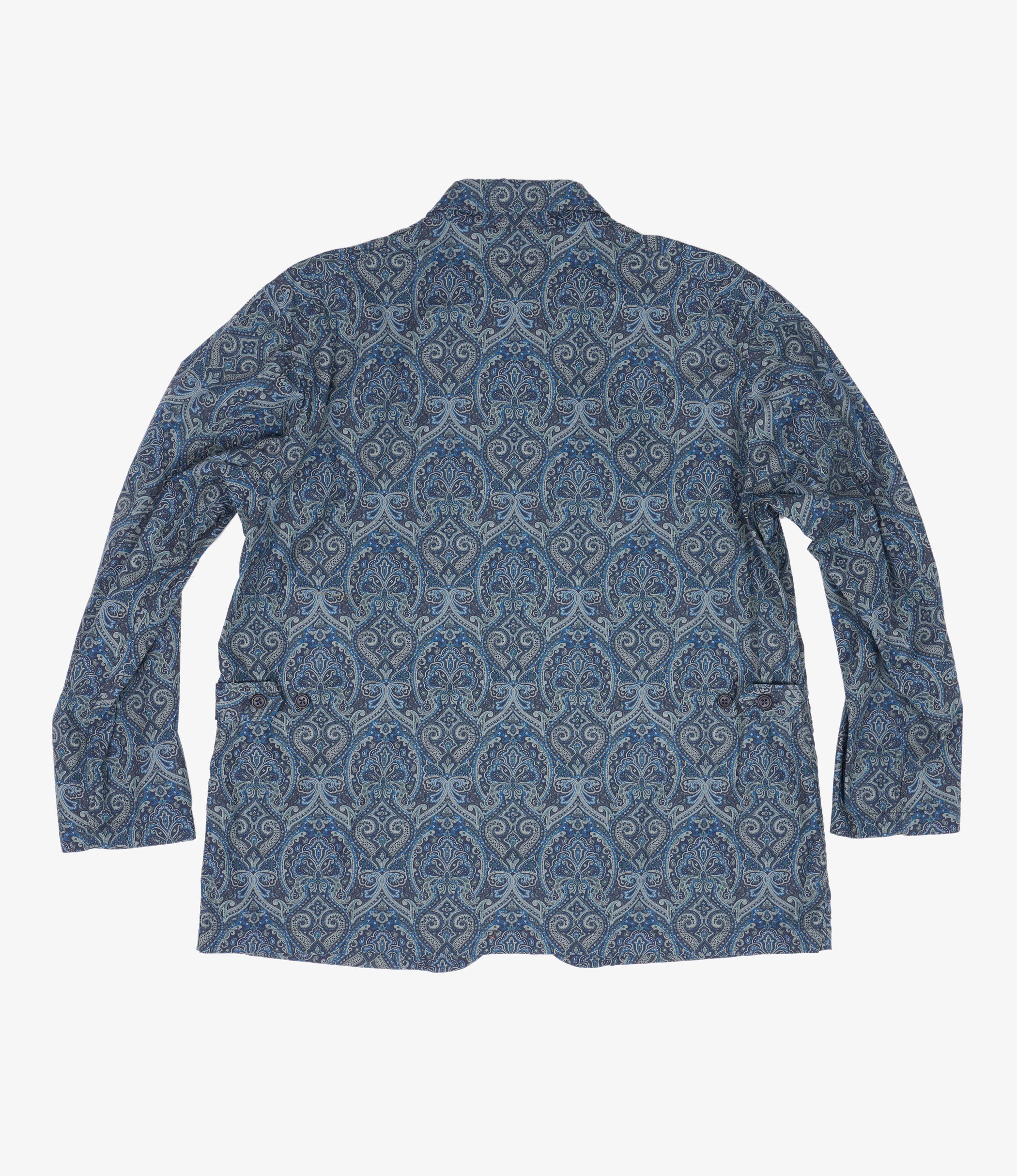 Nepenthes Special - Loiter Jacket - Navy Cotton Paisley Print