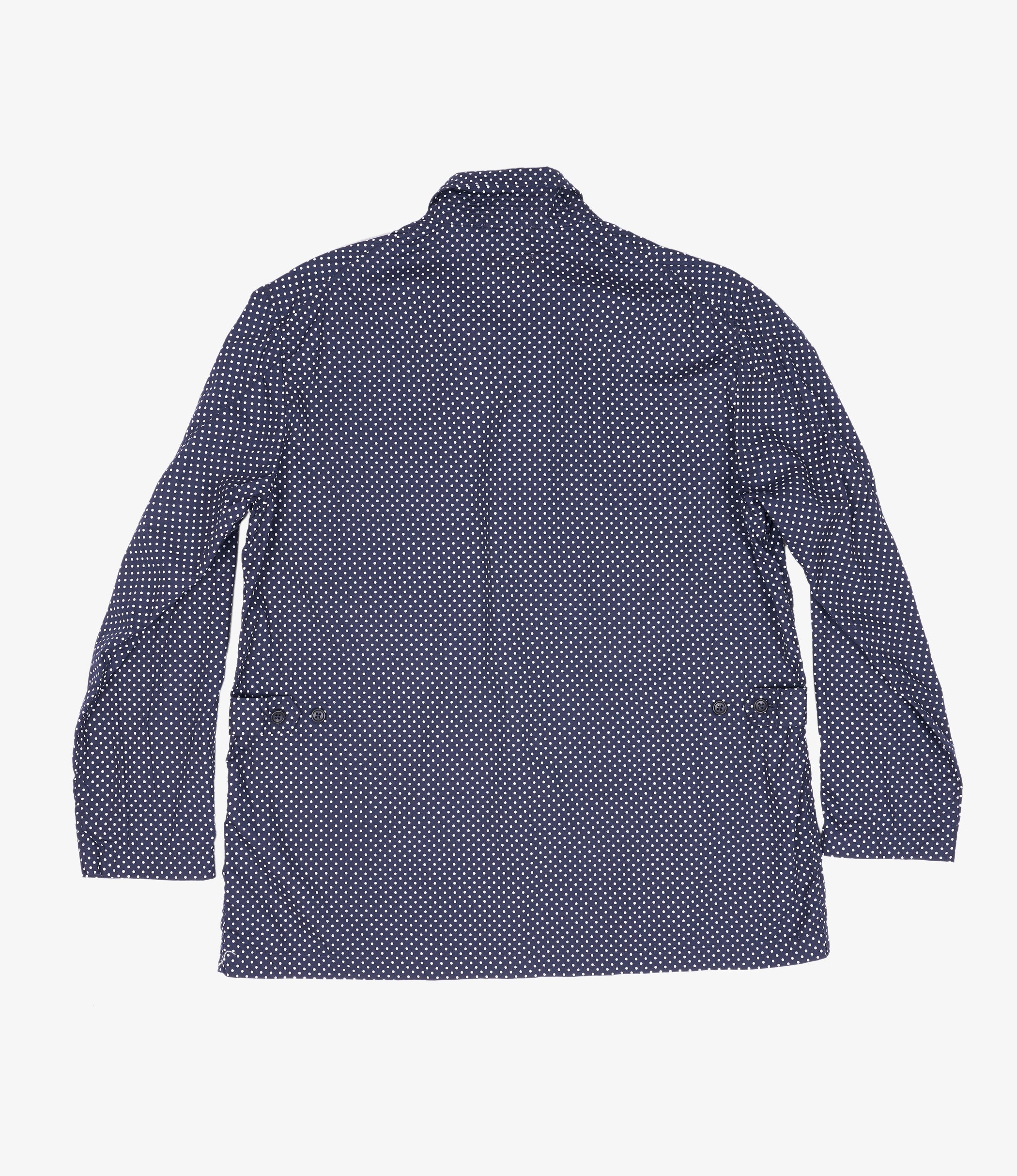 Nepenthes Special - Loiter Jacket - Navy Big PD Broadcloth