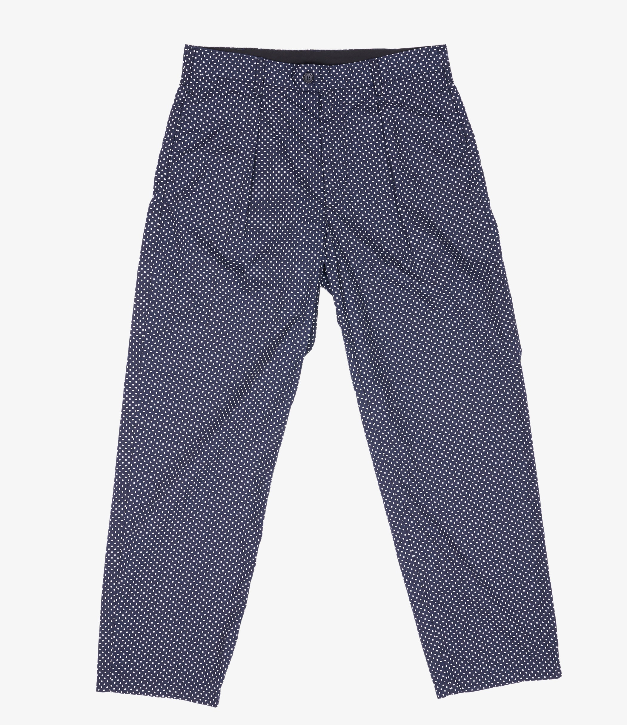 Nepenthes Special - Carlyle Pant - Navy Big PD Broadcloth