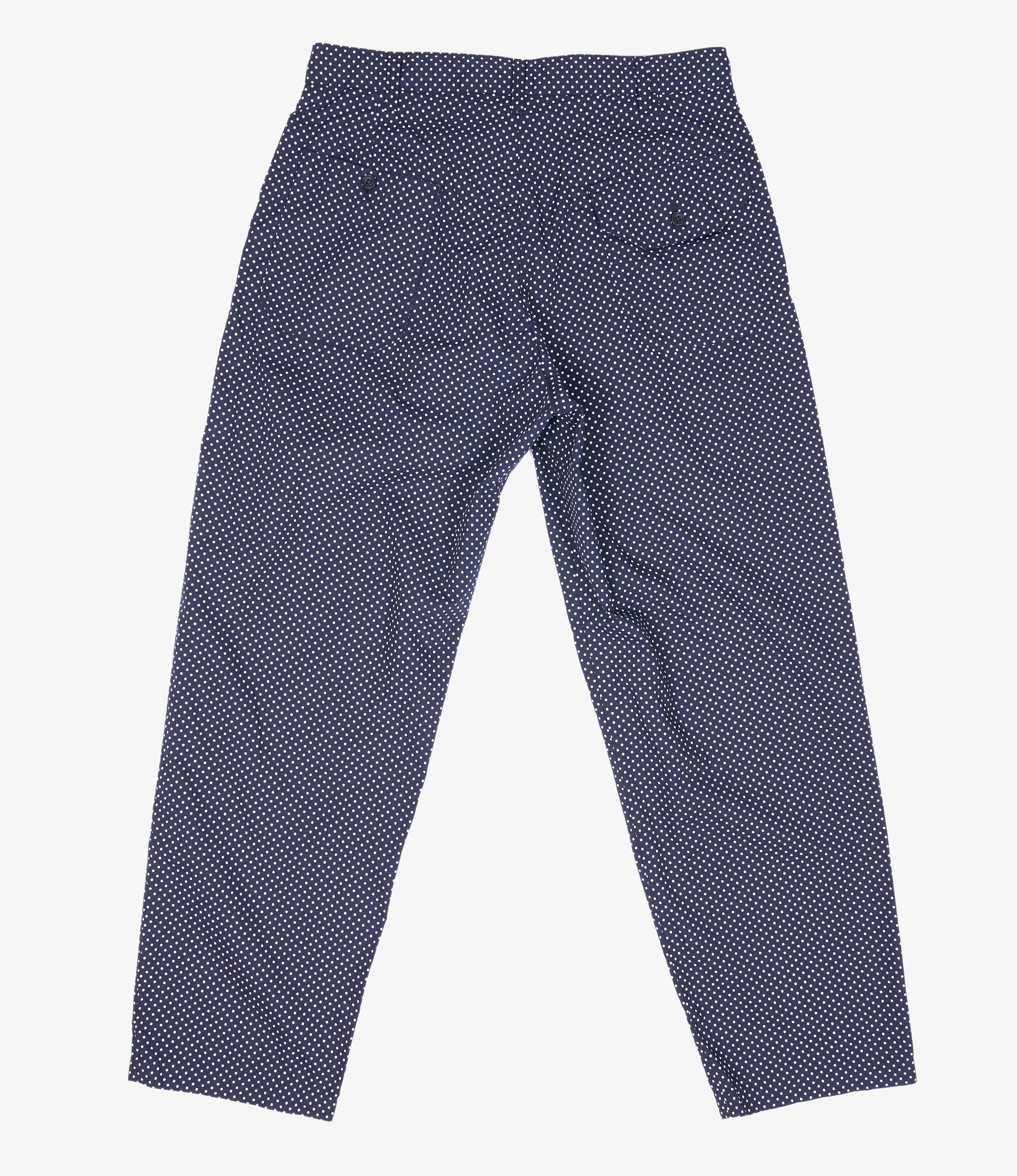Nepenthes Special - Carlyle Pant - Navy Big PD Broadcloth