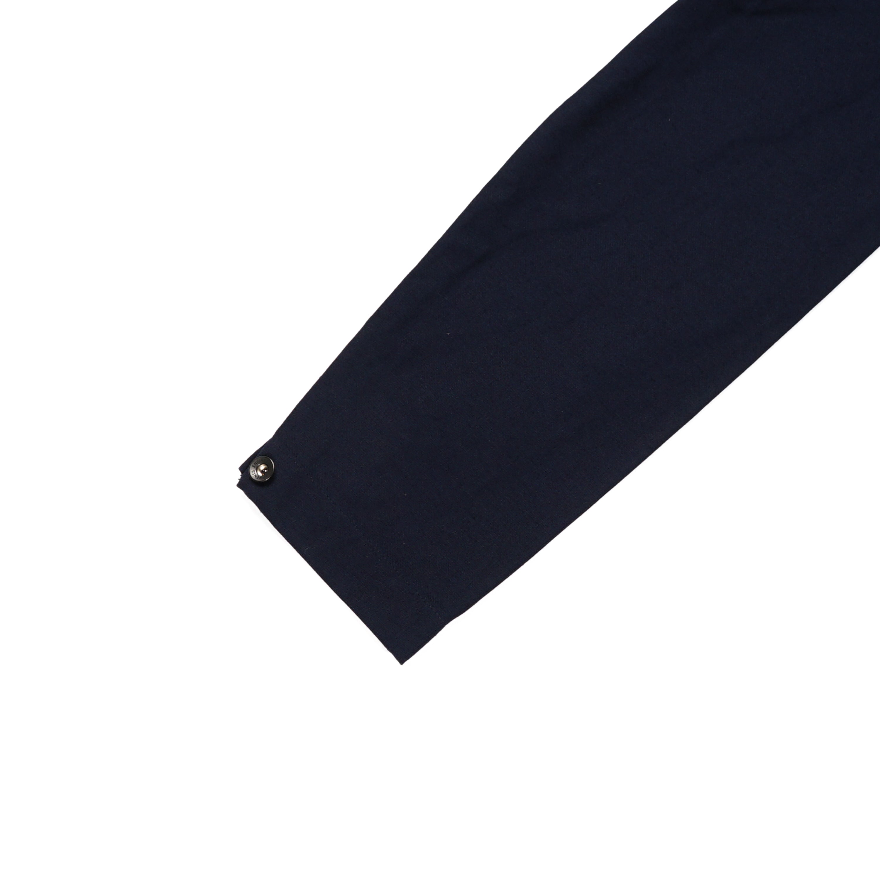 Utility Jacket - Dark Navy Cotton Reverse Sateen