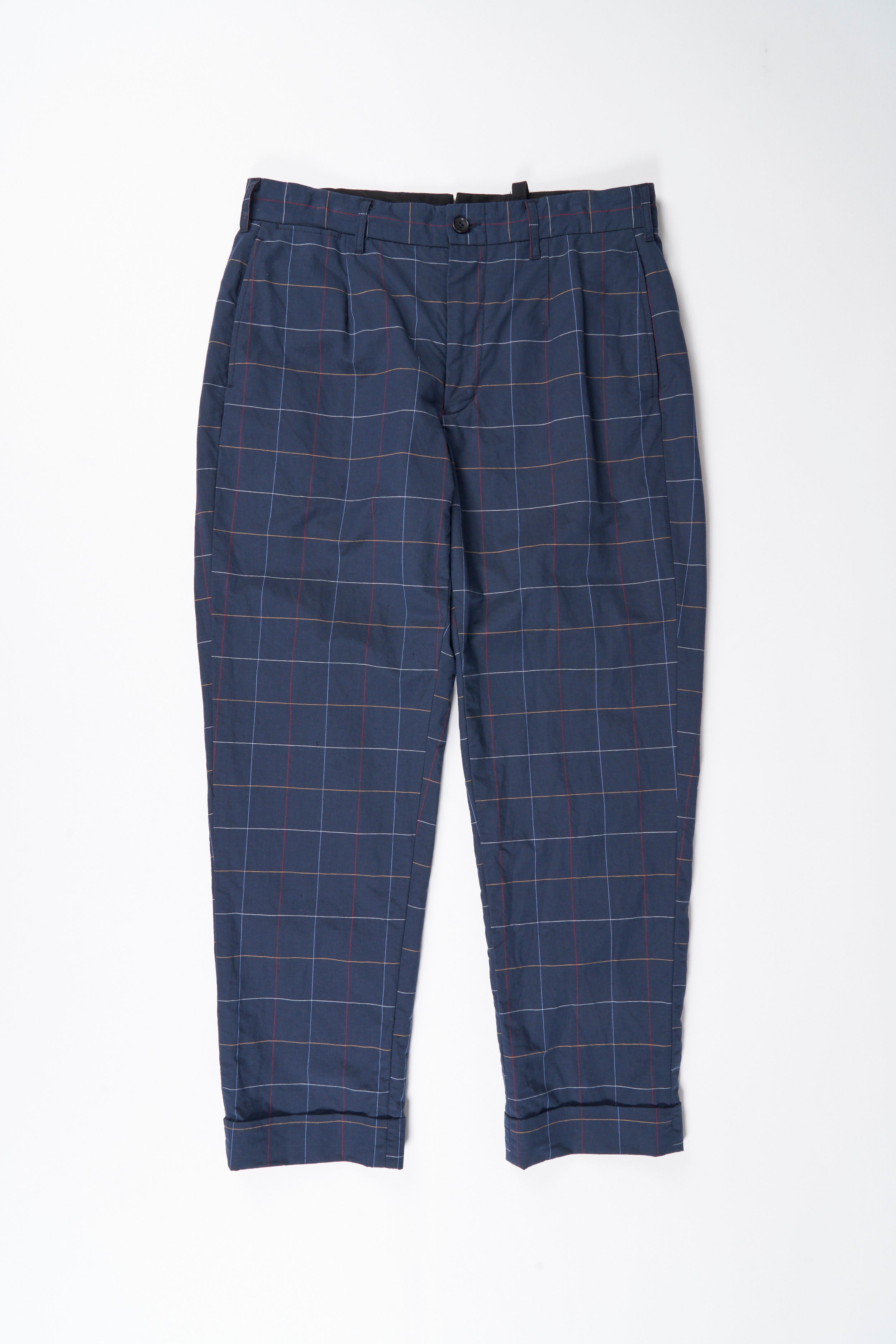Andover Pant - Navy CL Windowpane