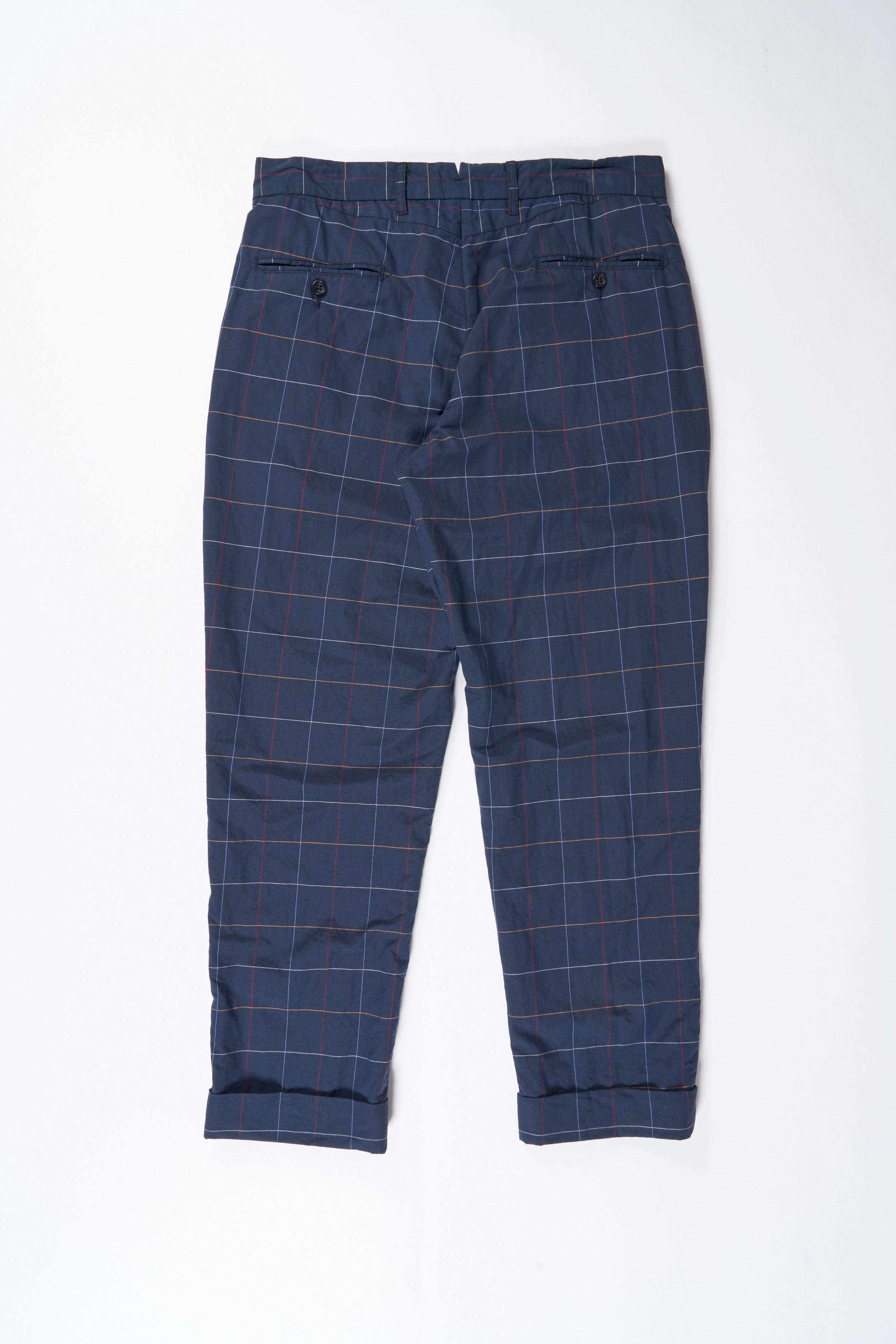 Andover Pant - Navy CL Windowpane