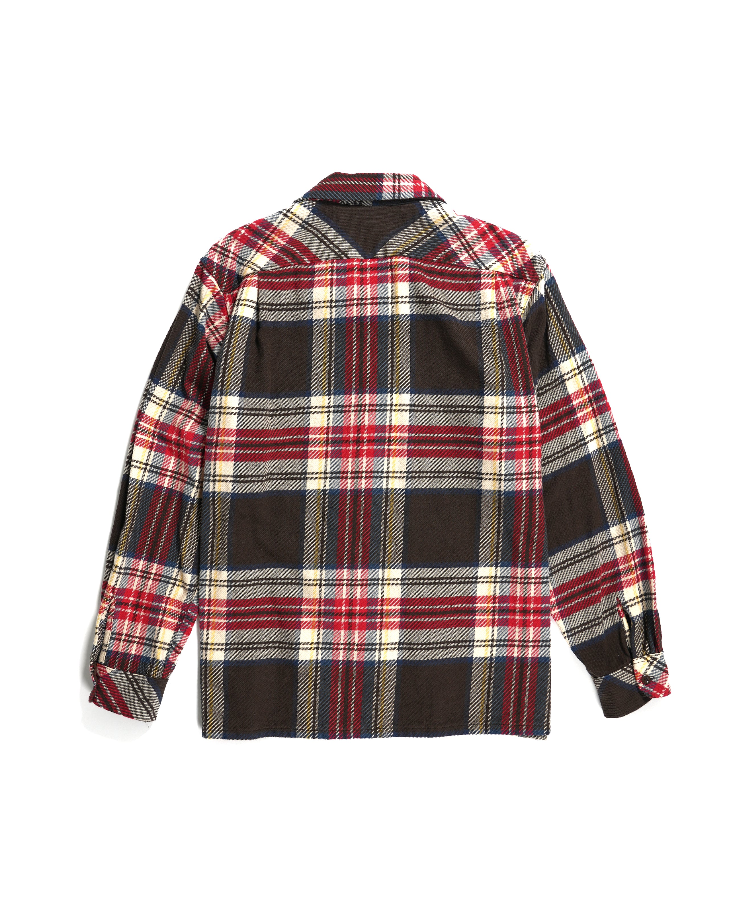 Classic Shirt - Brown Cotton Heavy Twill Plaid | Nepenthes New York