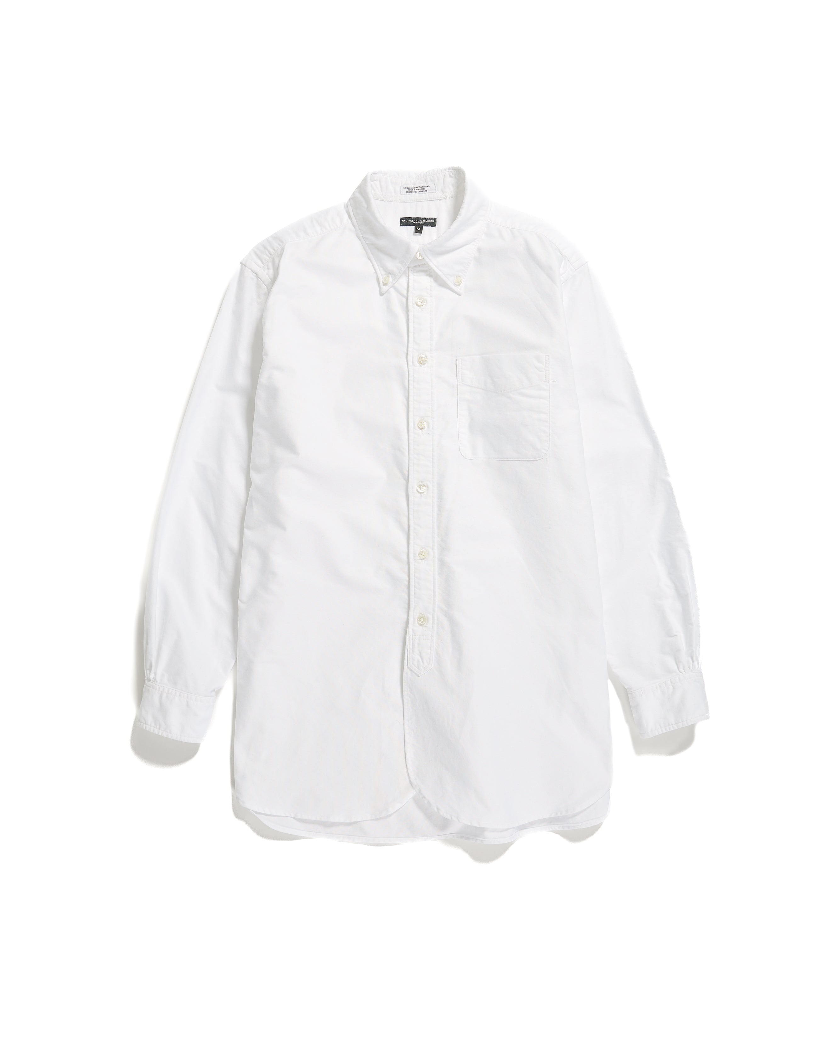 19 Century BD Shirt - White Cotton Oxford