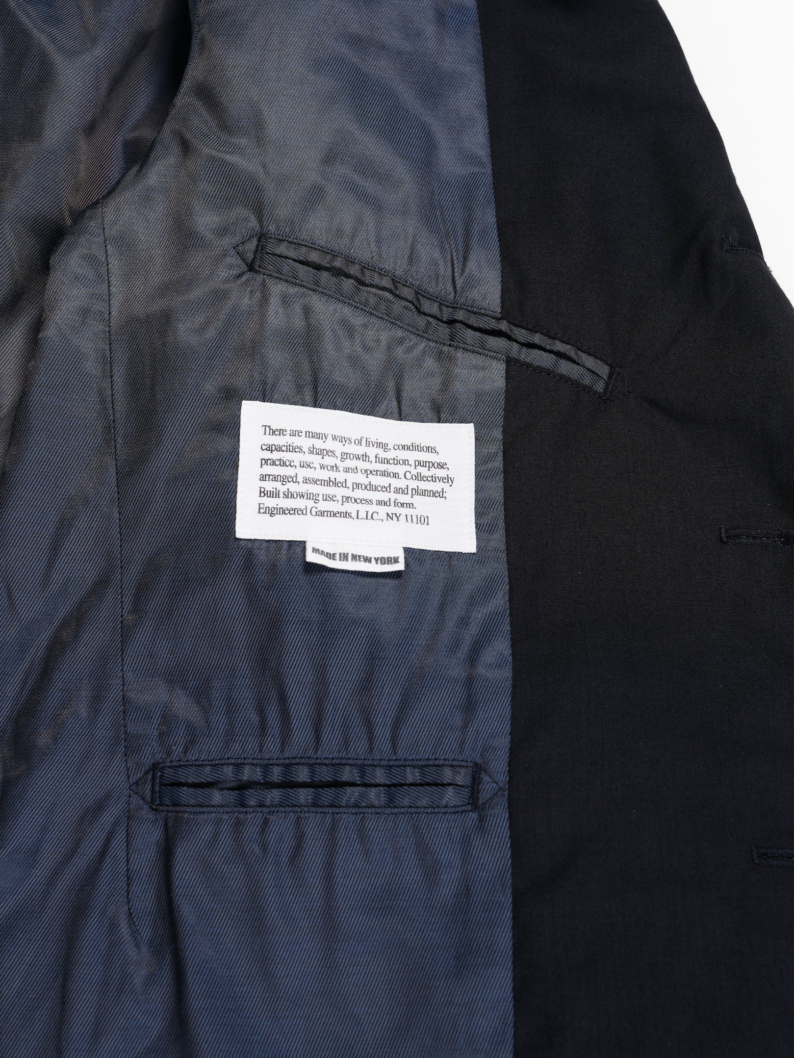 Andover Jacket - Navy Linen Twill