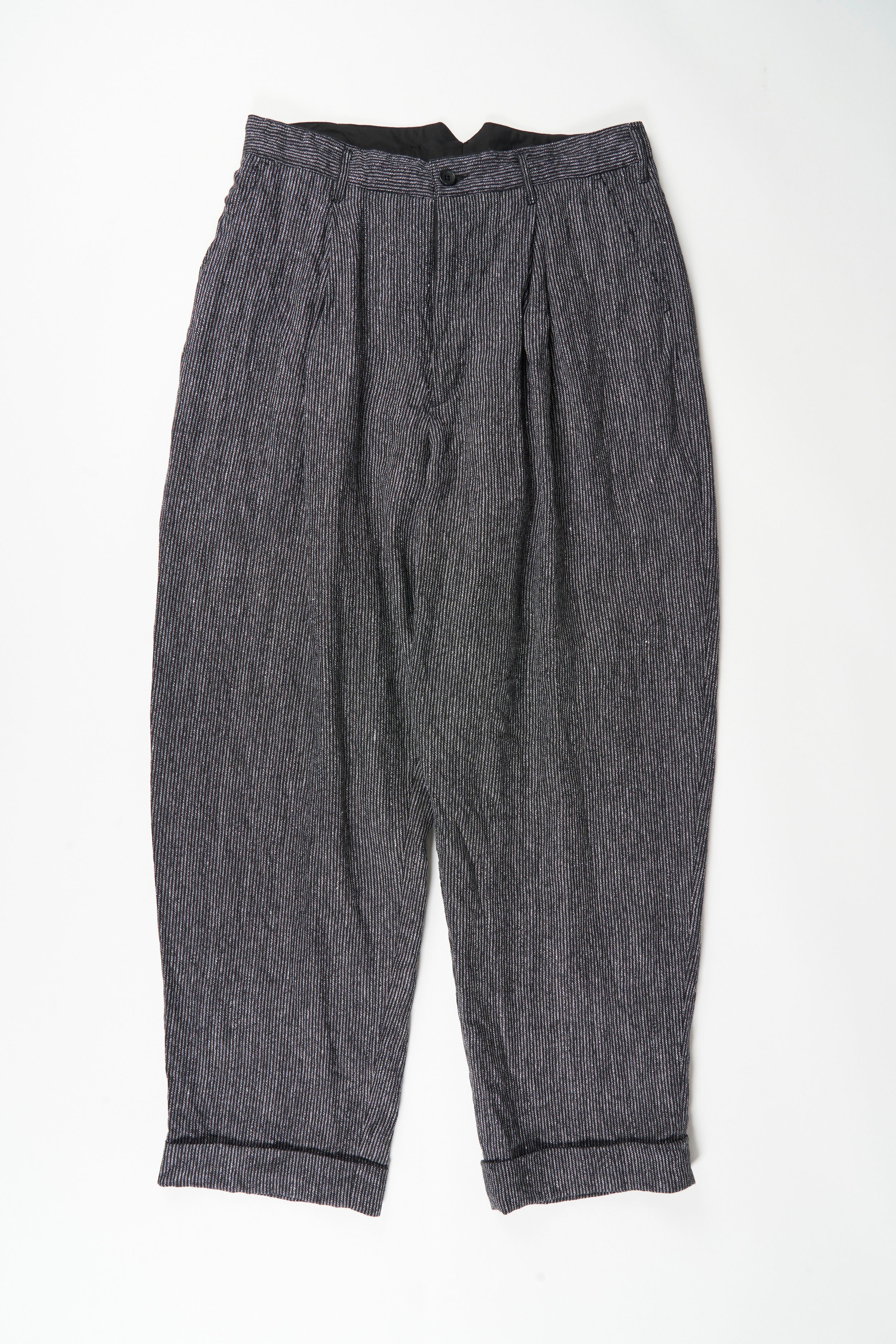 WP Pant - Black / Grey Linen Stripe