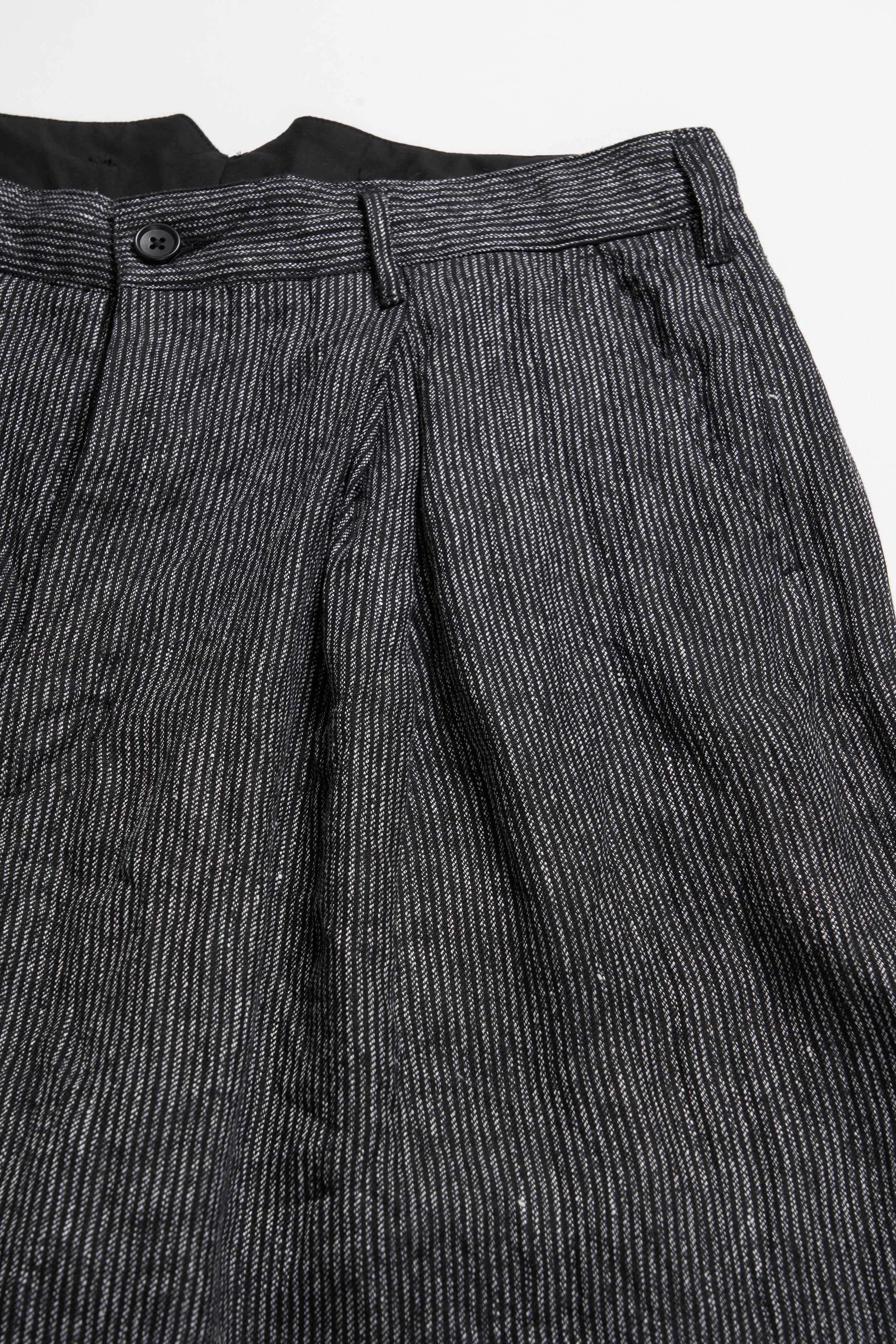 WP Pant - Black / Grey Linen Stripe