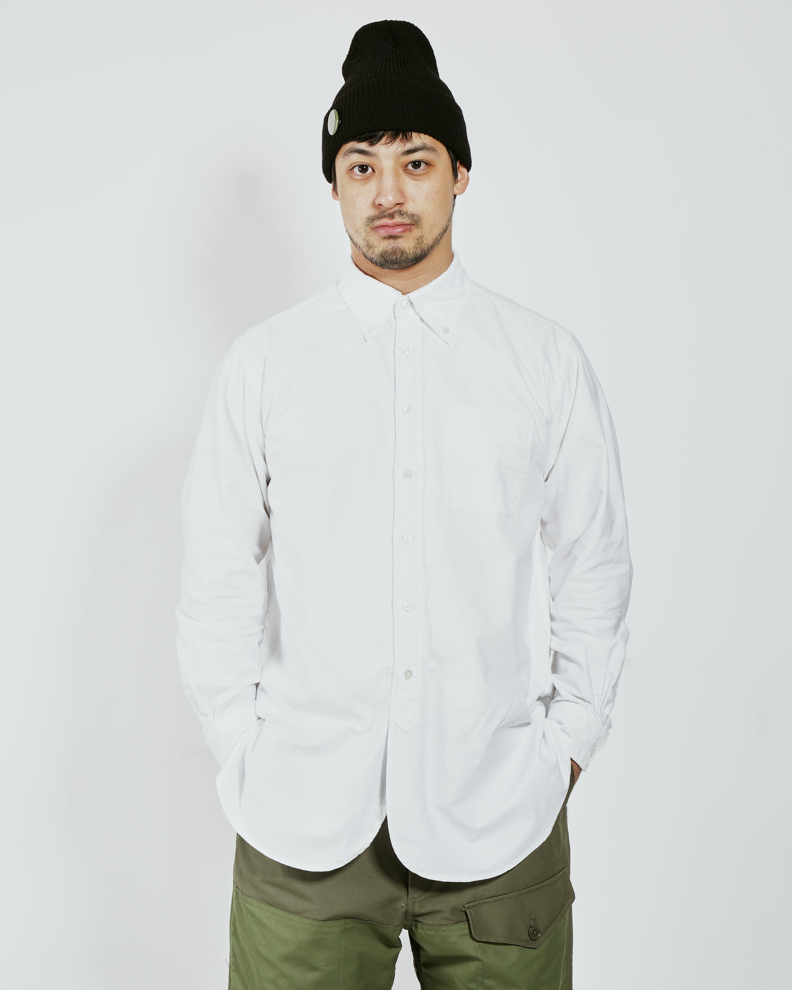 19 Century BD Shirt - White Cotton Oxford