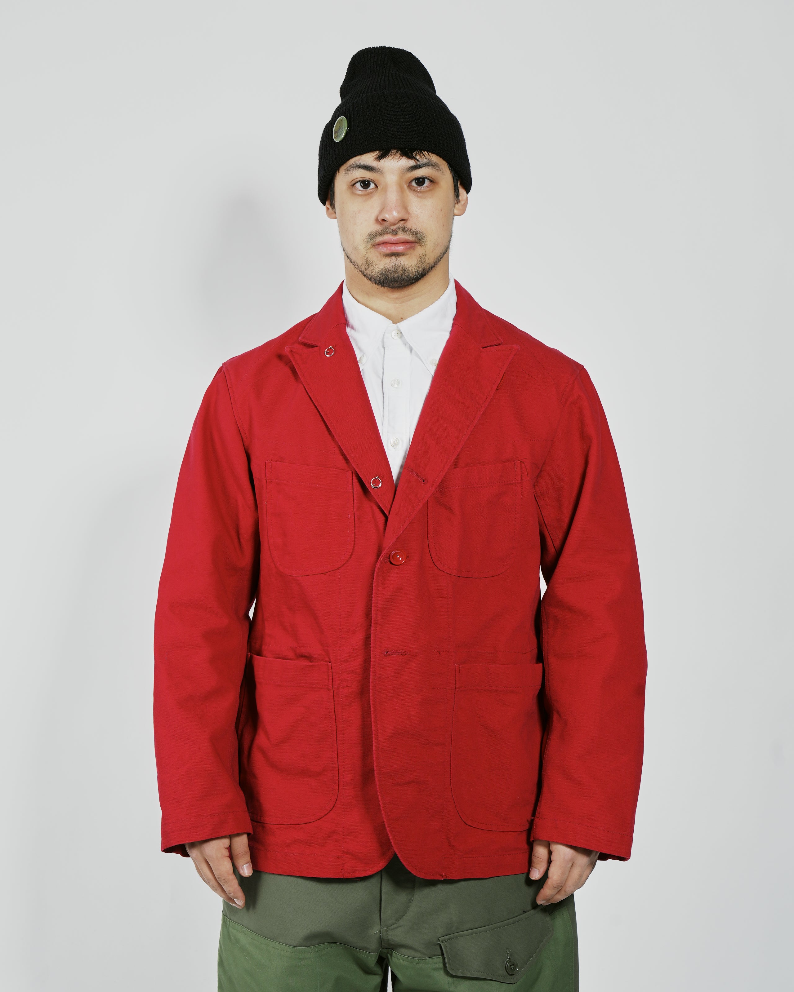 Bedford Jacket - Red 12oz Duck Canvas