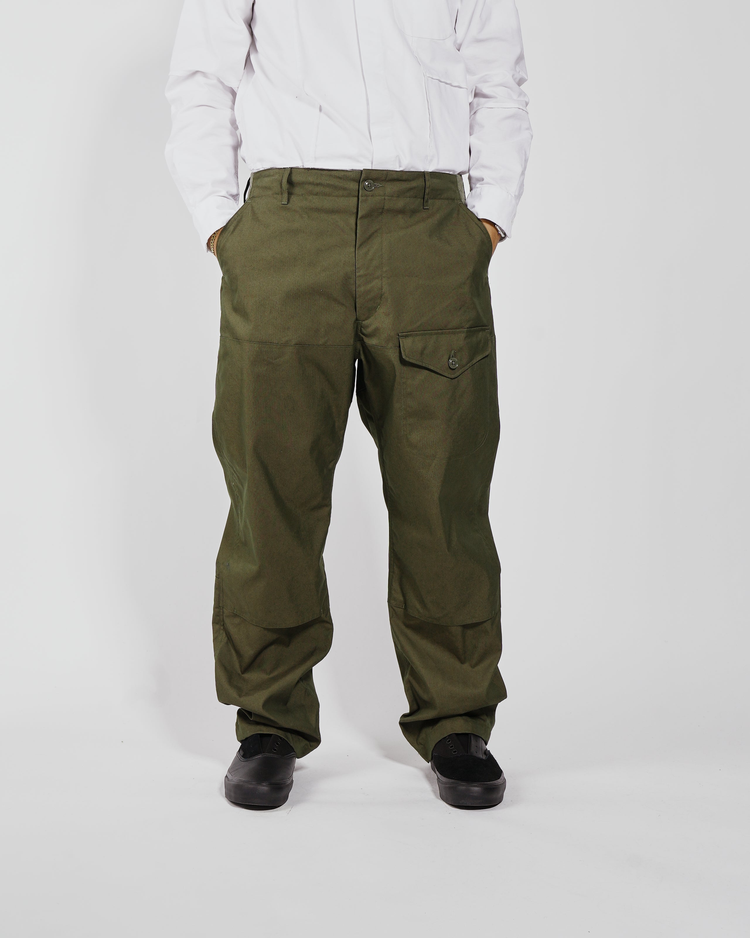 Field Pant - Olive Cotton Herringbone Twill