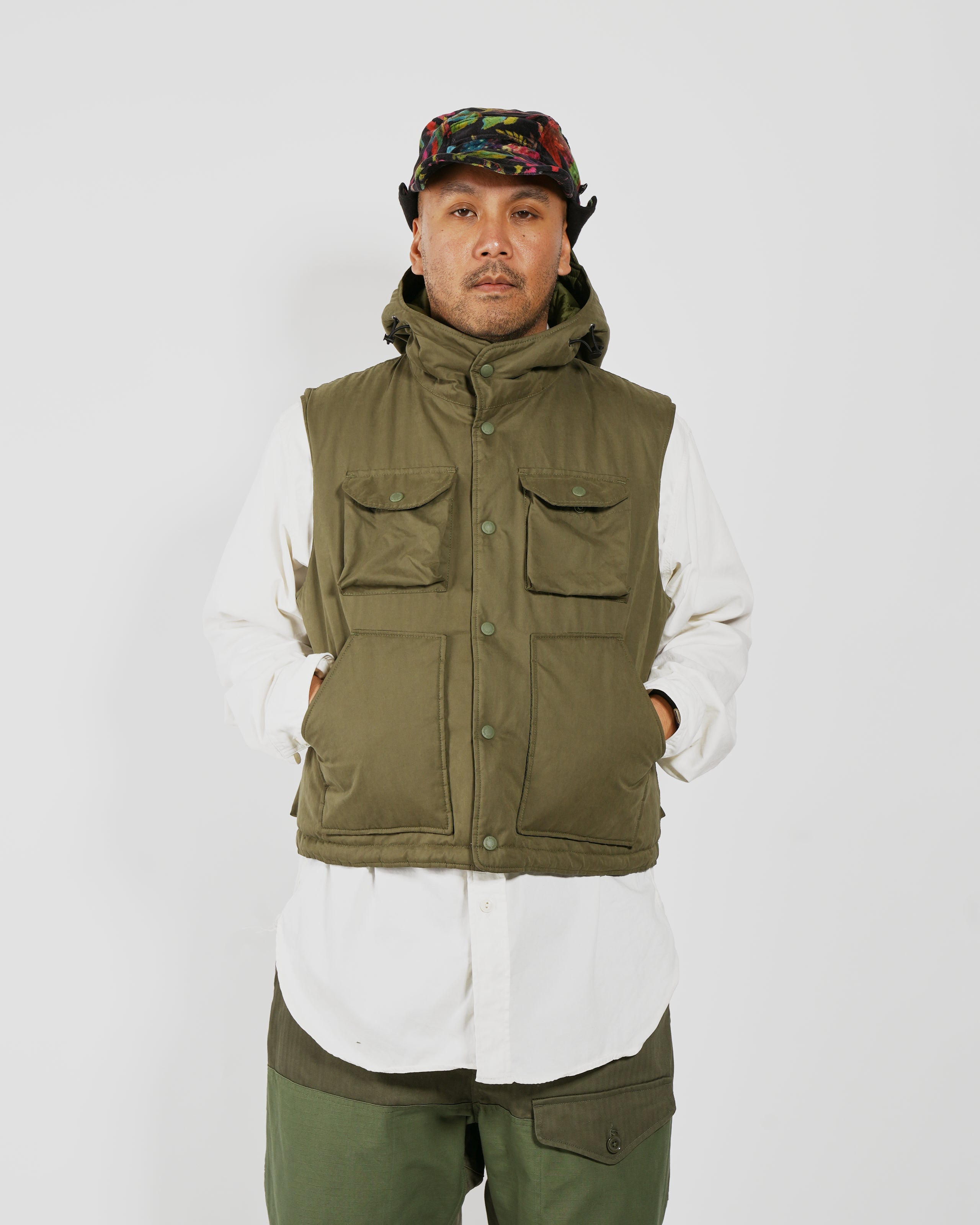 Vest Olive New - | PC Field York Coated Nepenthes Cloth