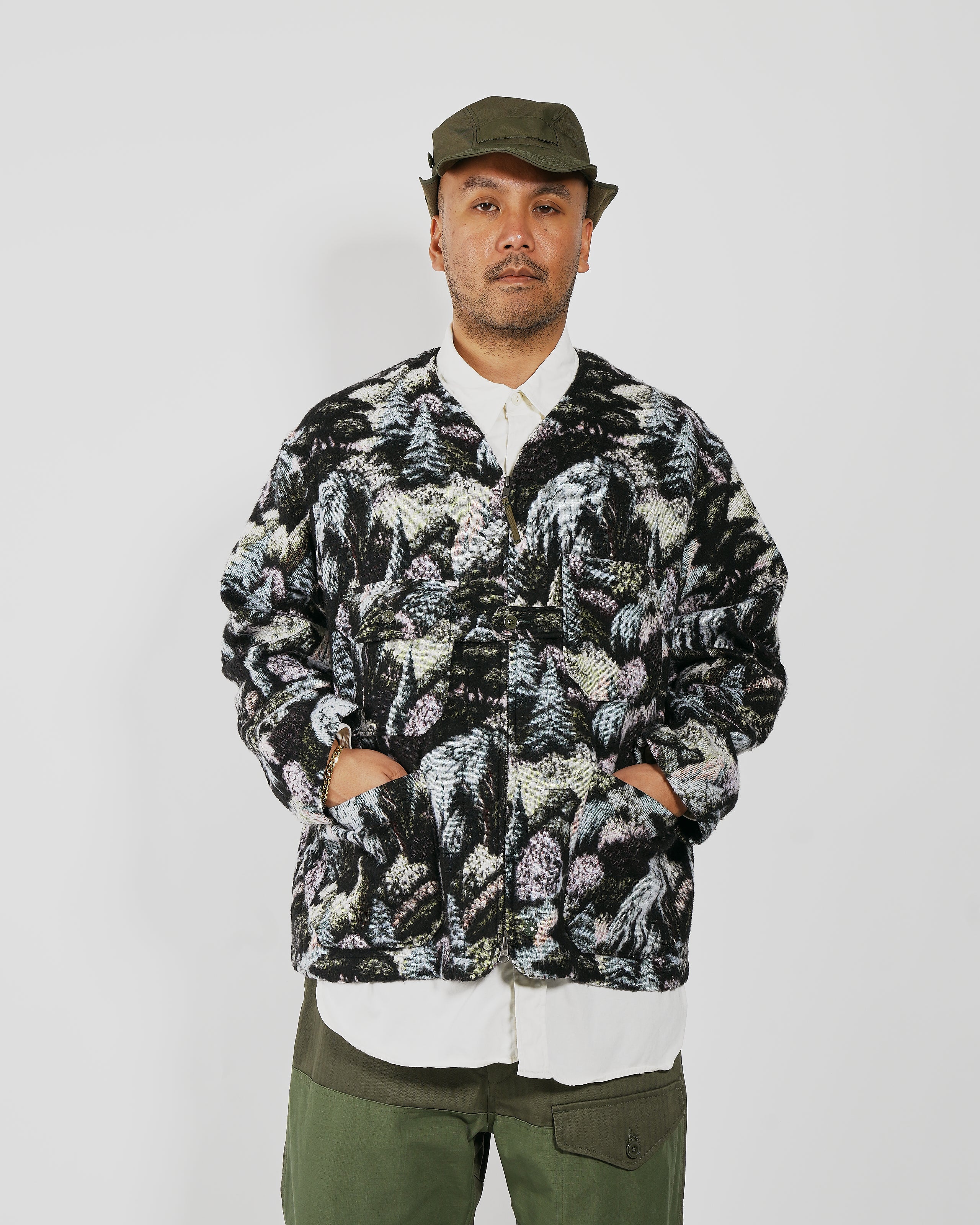 Shooting Jacket - Green CP Forest Jacquard