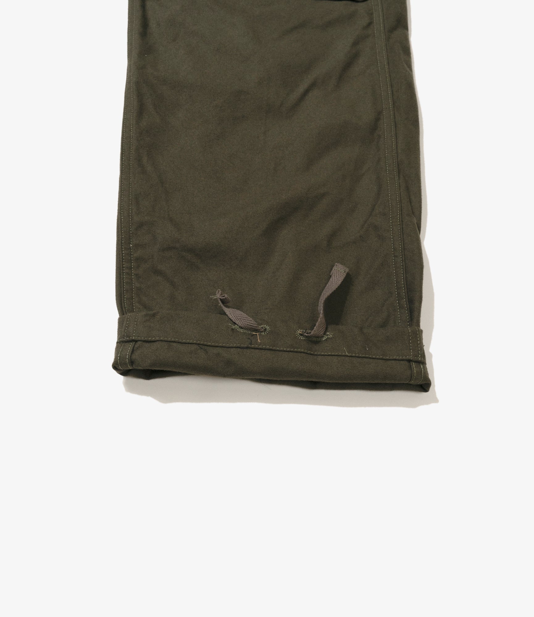 FA Pant - Olive Cotton Brushed Herringbone