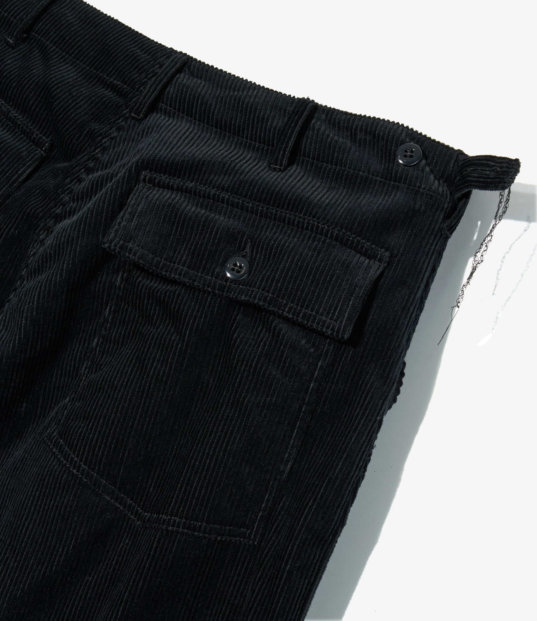 Fatigue Pant - Black 8W Corduroy