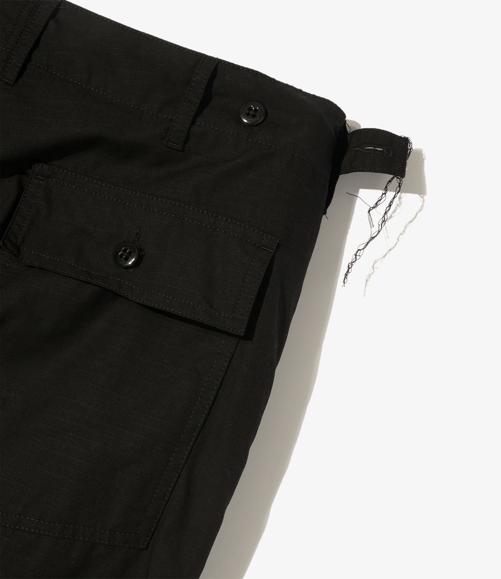 Fatigue Pant - Black Cotton Ripstop