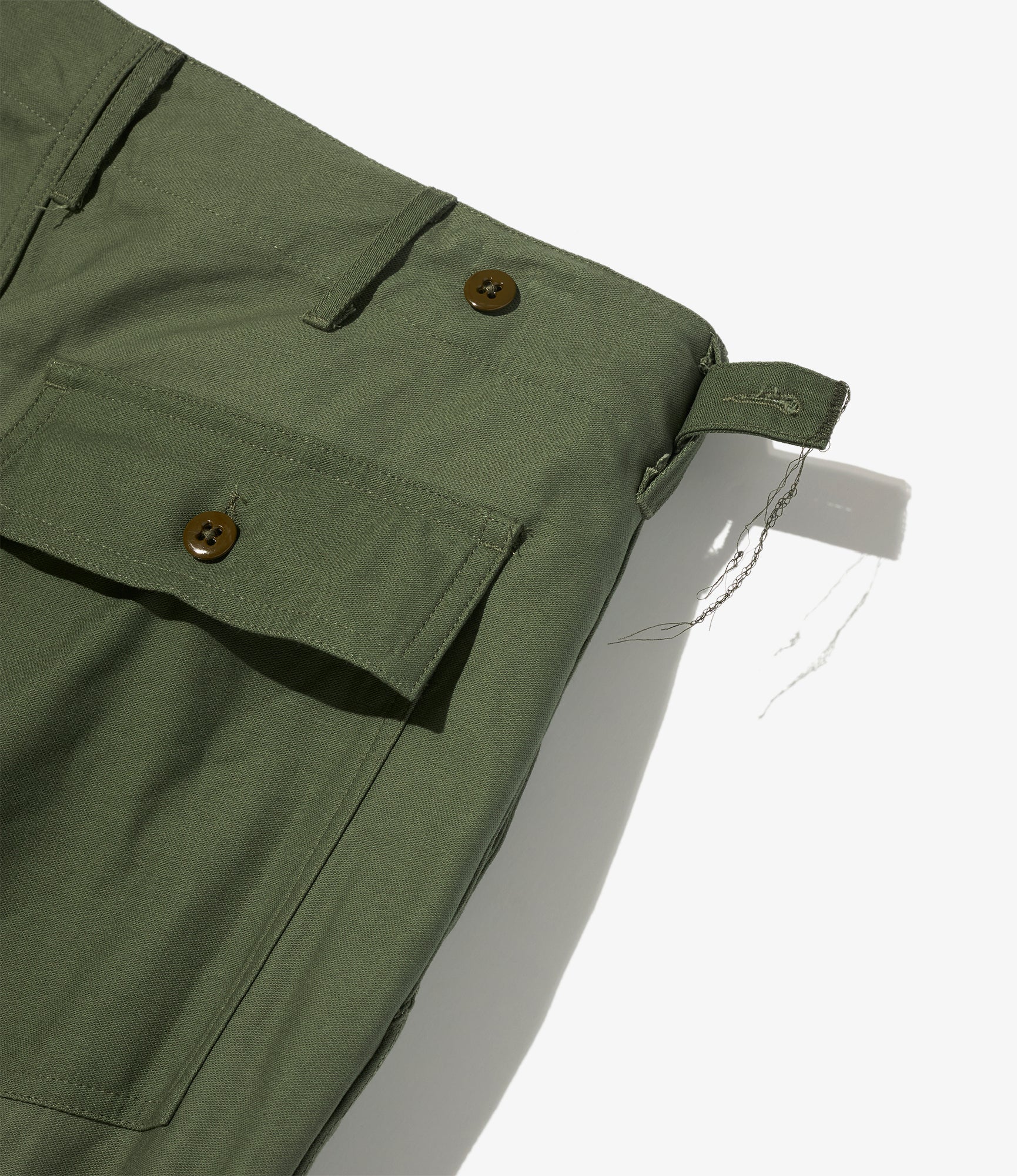 Fatigue Pant - Olive Cotton Reverse Sateen
