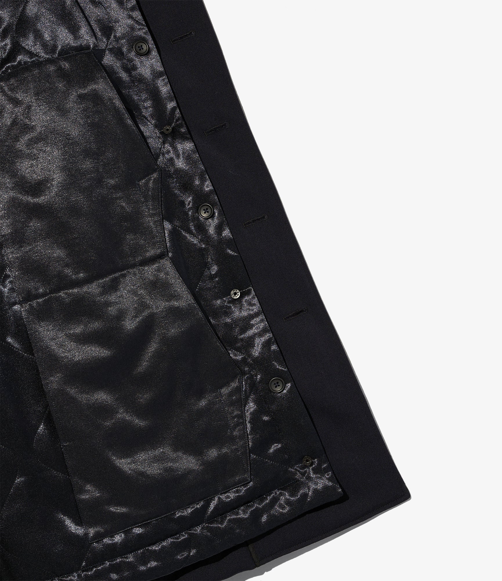 Fireman Jacket - Dk. Navy Heavy Wool Elastique