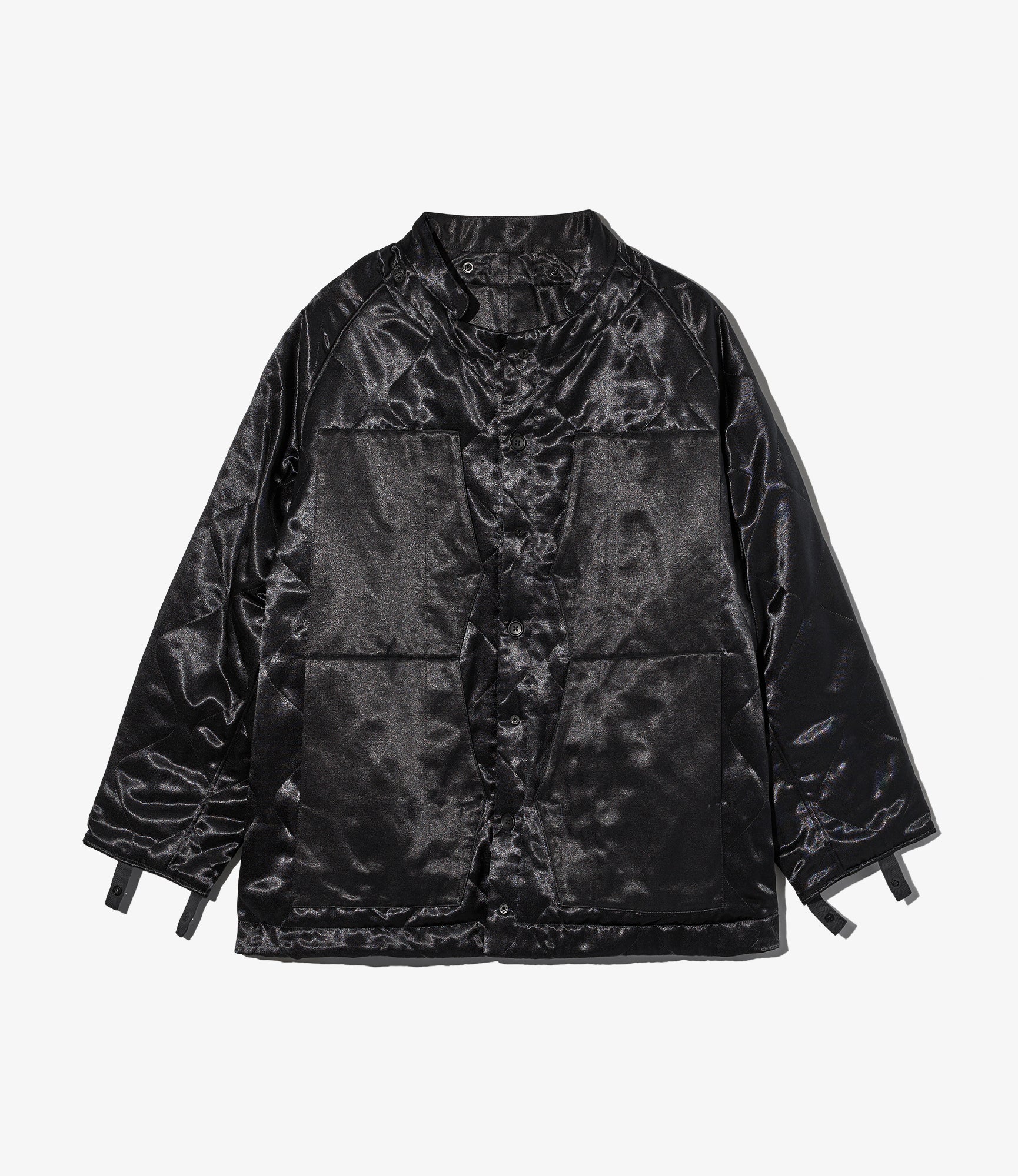 Fireman Jacket - Dk. Navy Heavy Wool Elastique