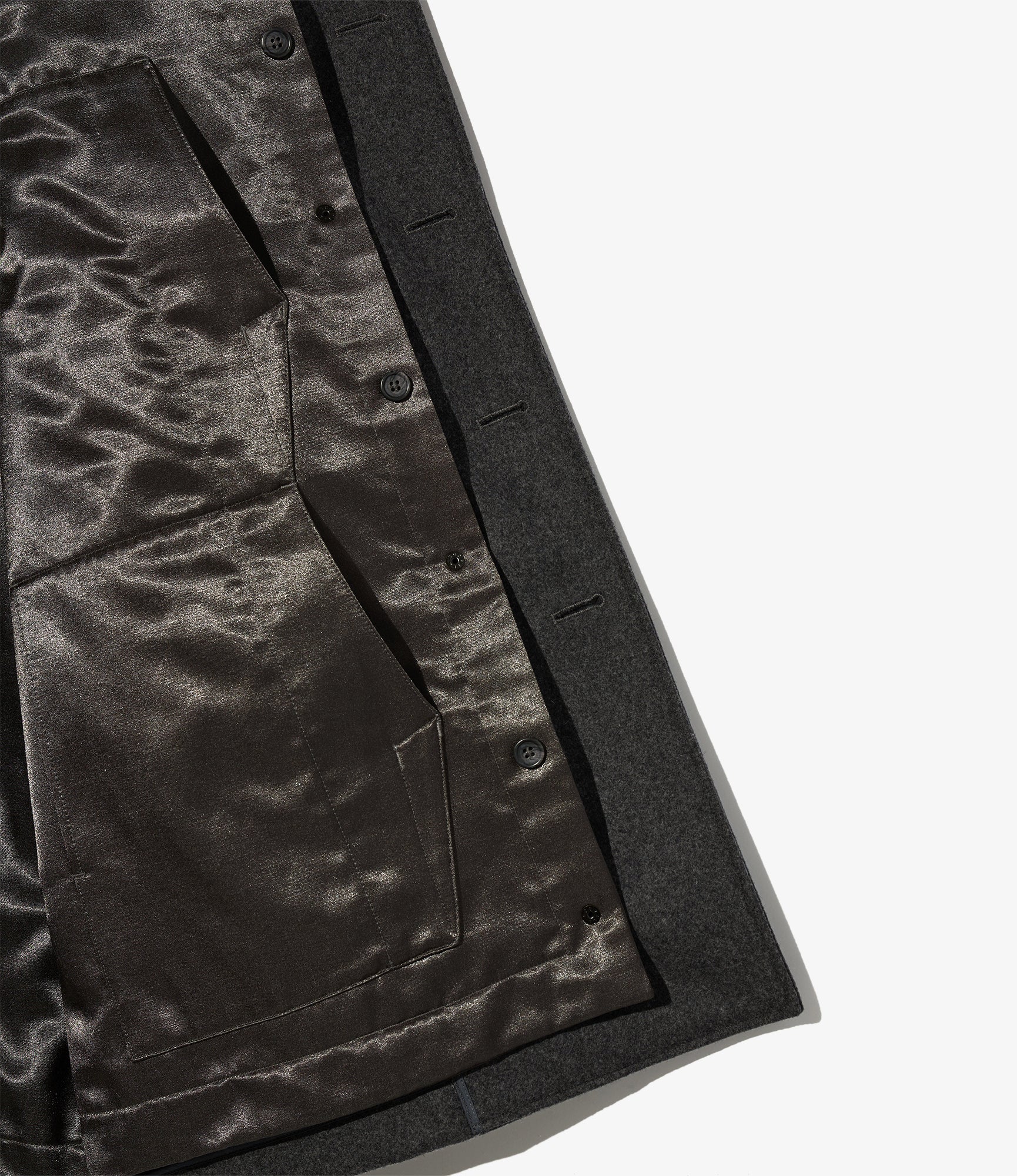 Fireman Jacket - Grey 24oz Wool Melton