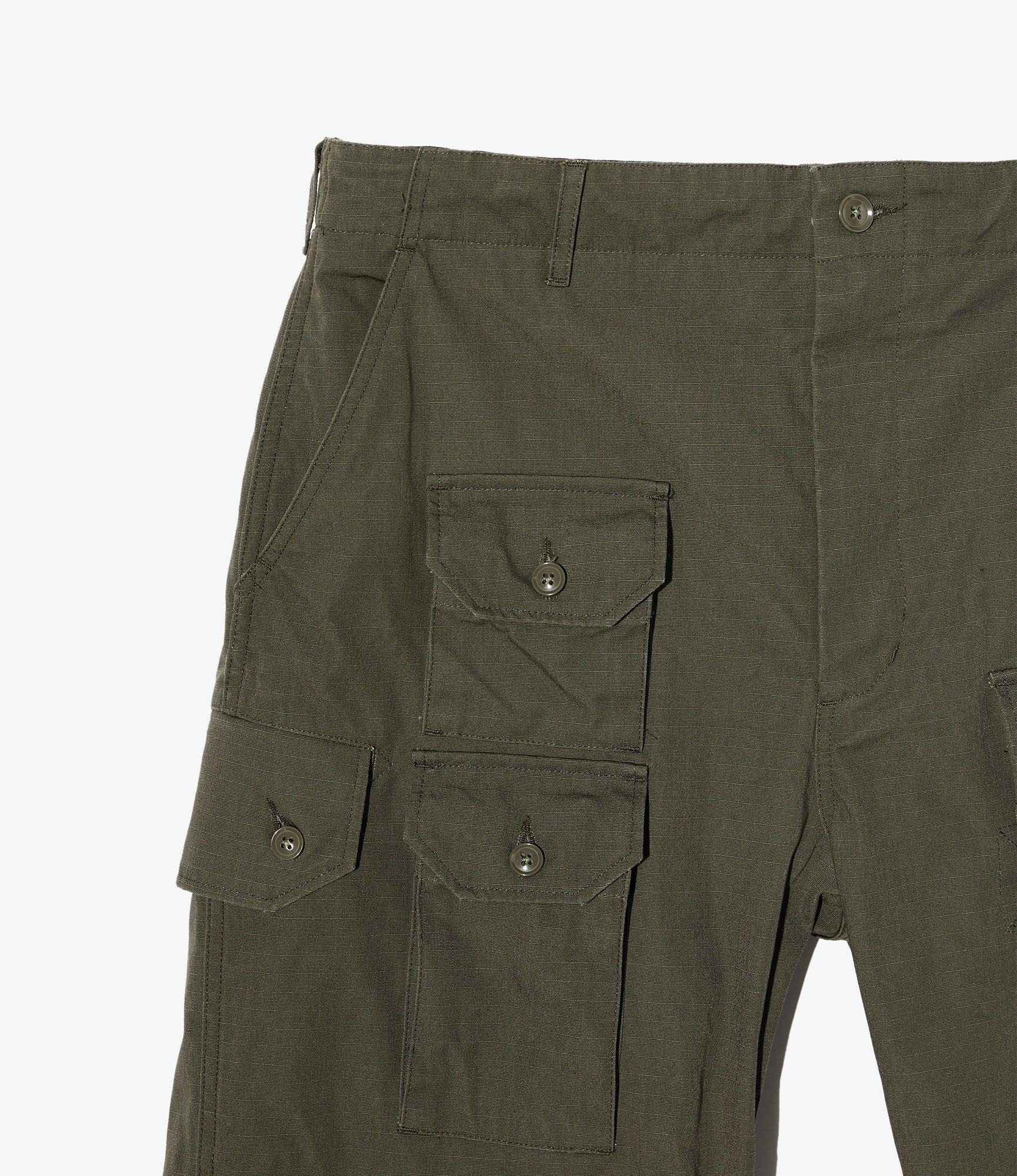 Flight Pant - Olive Heavyweight Cotton Ripstop