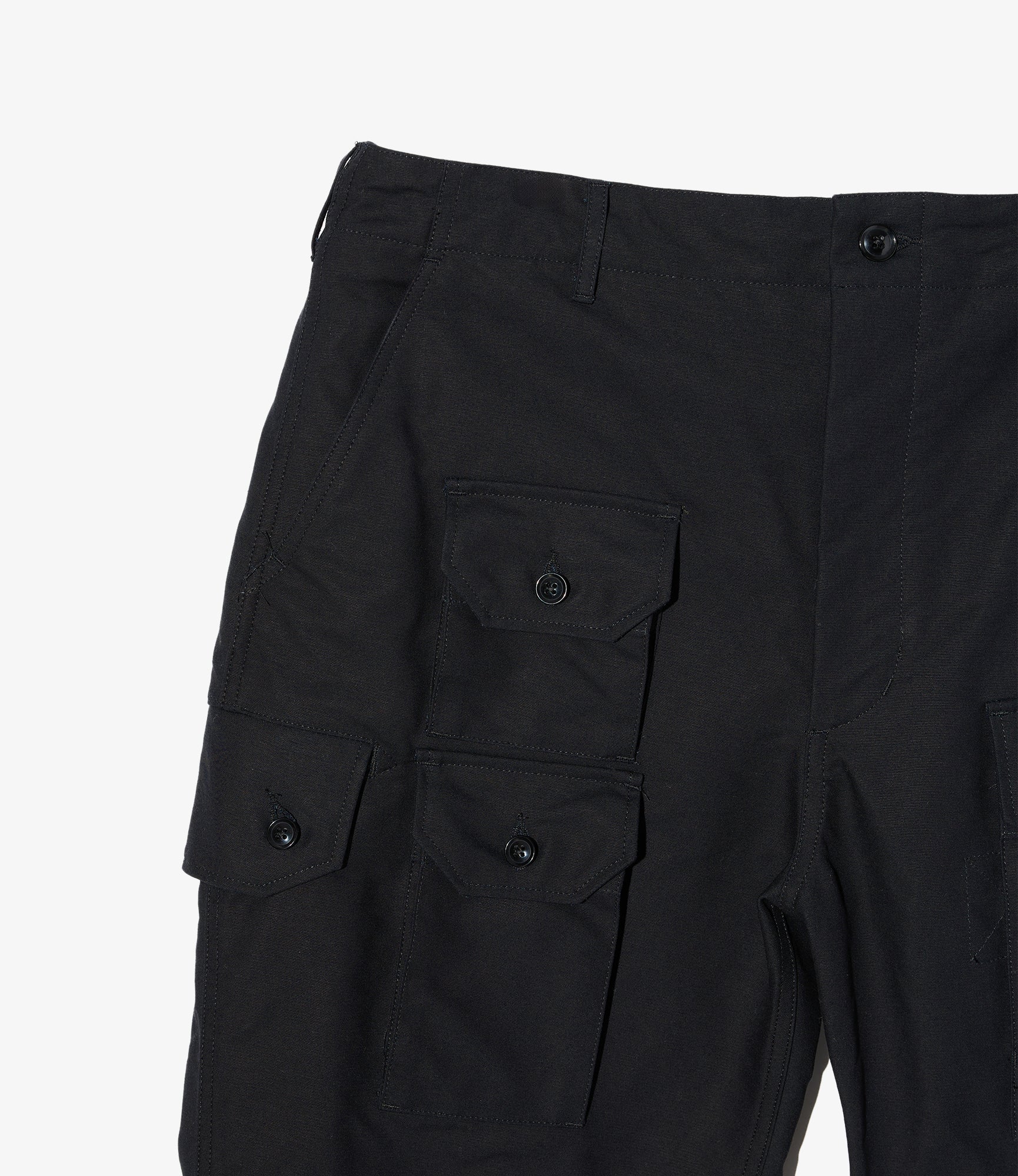 Engineered Garments - Flight Pant - Black Cotton Double Cloth