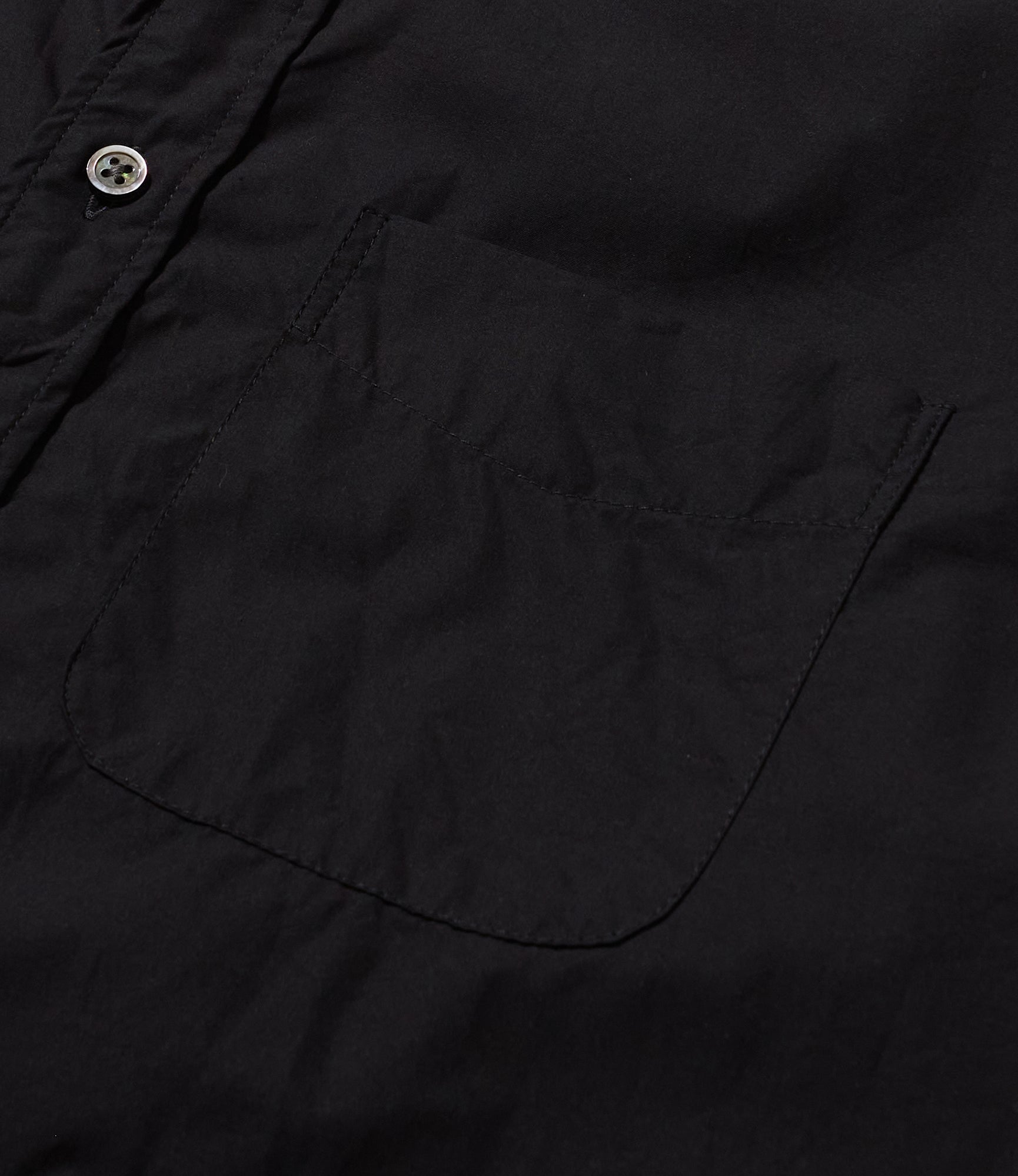 19 Century BD Shirt - Black 100's 2Ply Cotton Broadcloth