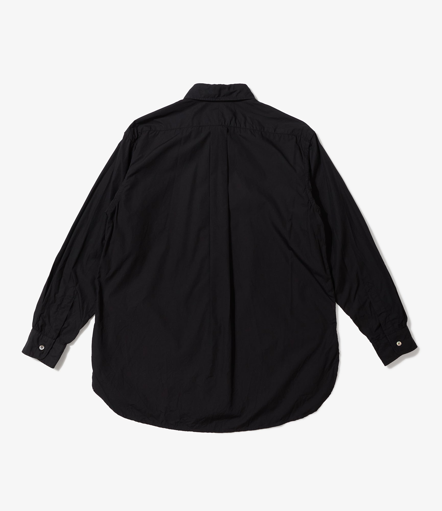 19 Century BD Shirt - Black 100's 2Ply Cotton Broadcloth