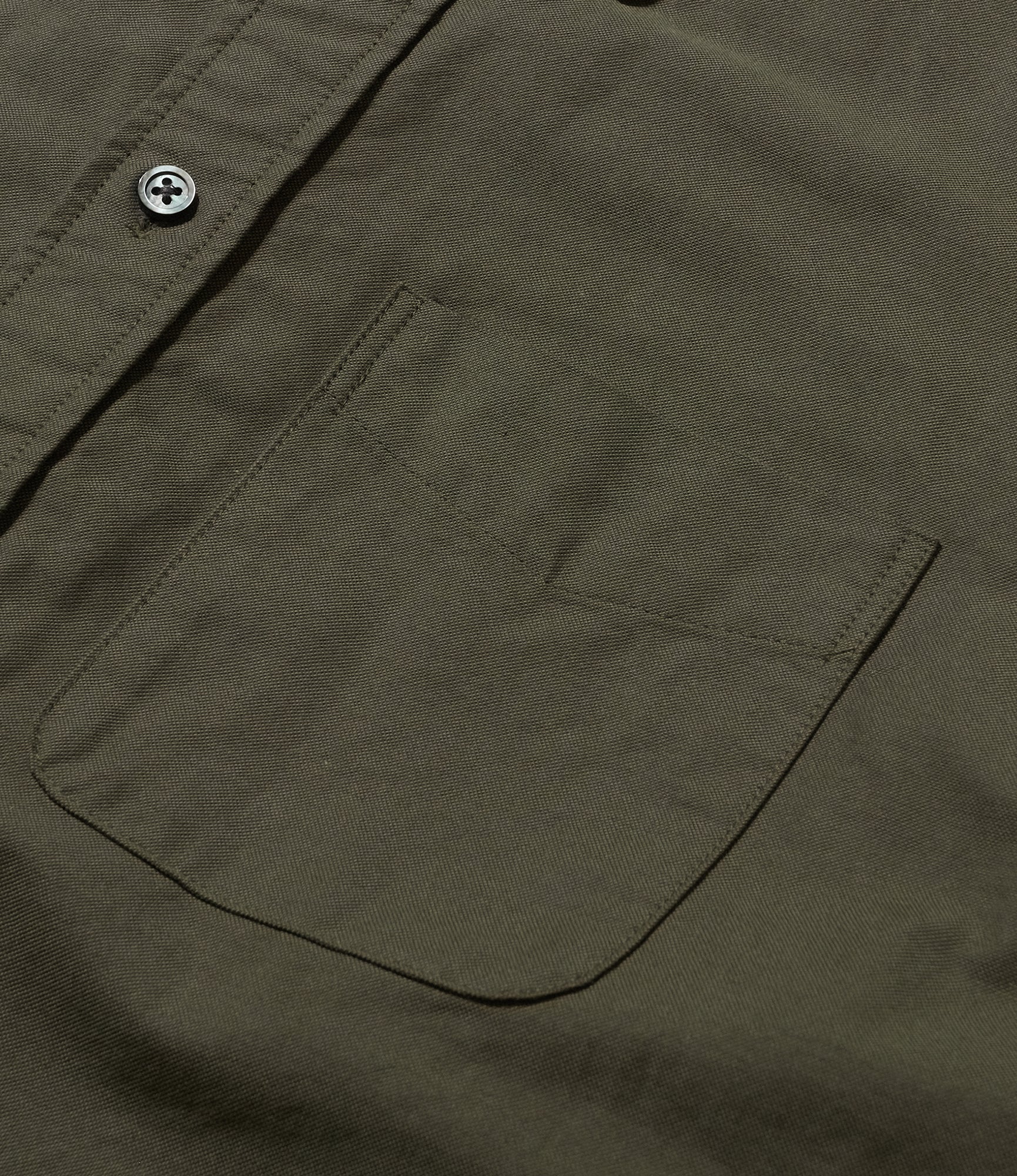 19 Century BD Shirt - Olive Cotton Oxford