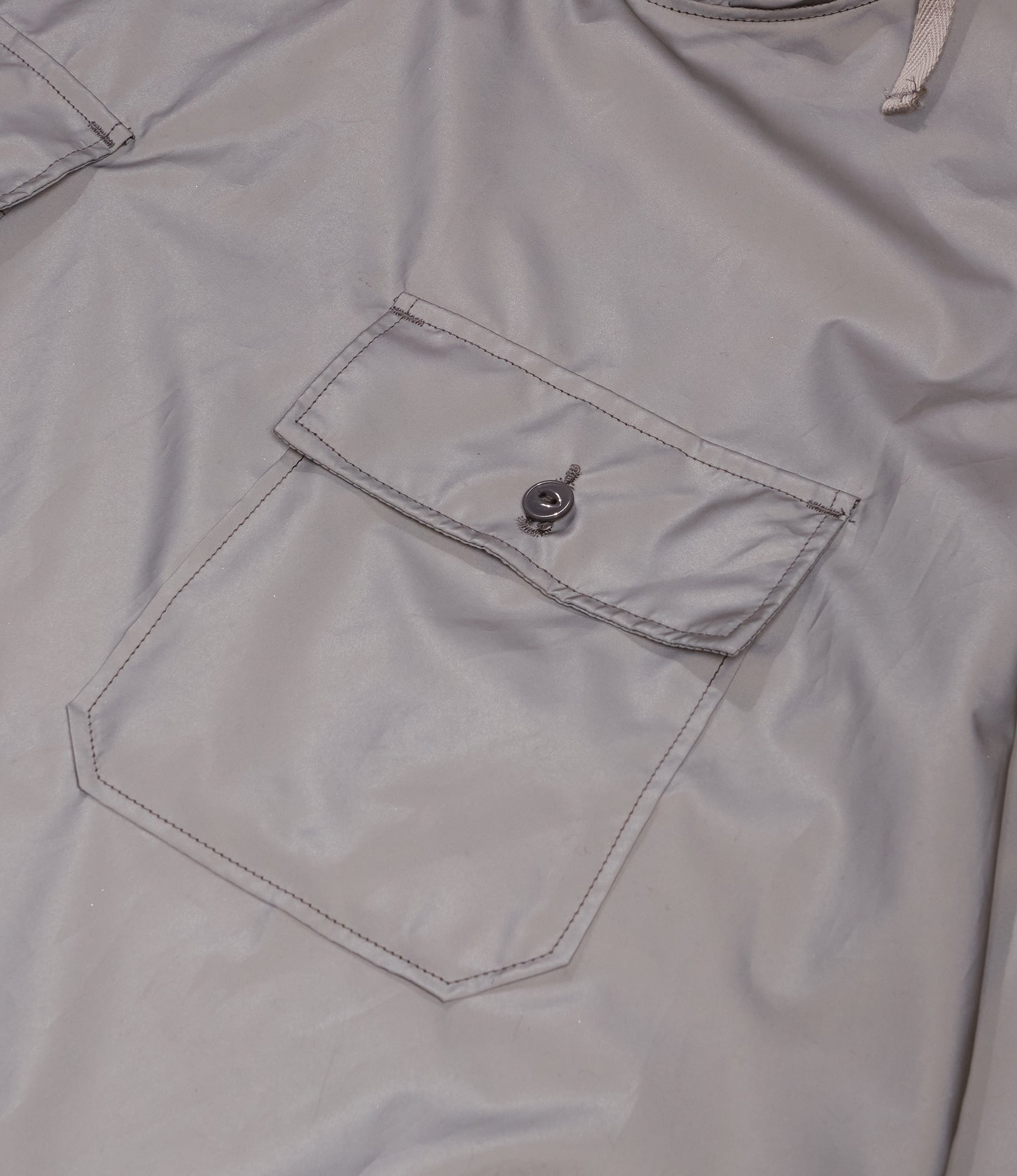 Cagoule Shirt - Silver Poly Refrective Taffeta