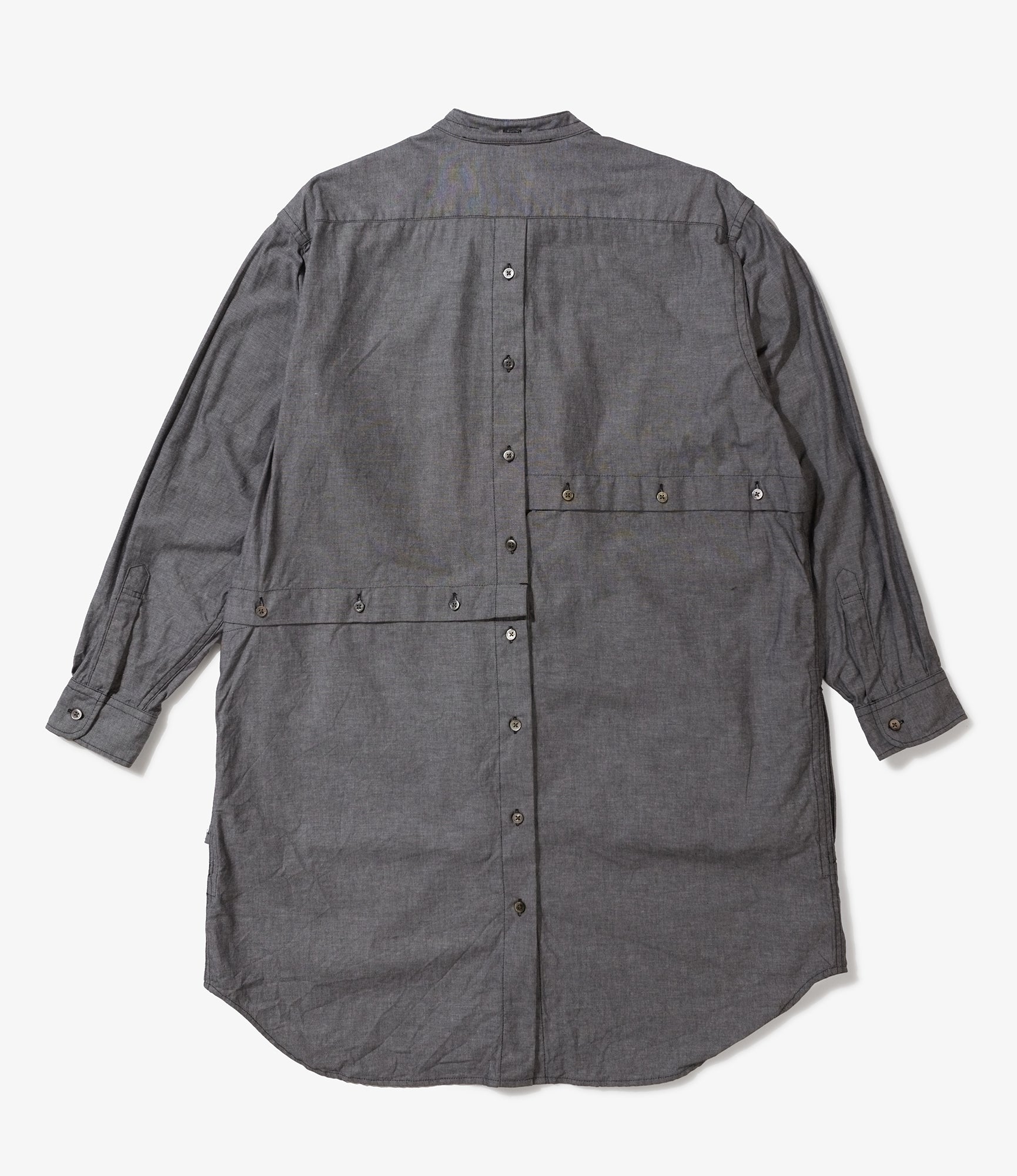 LB Shirt - Grey Cotton Chambray