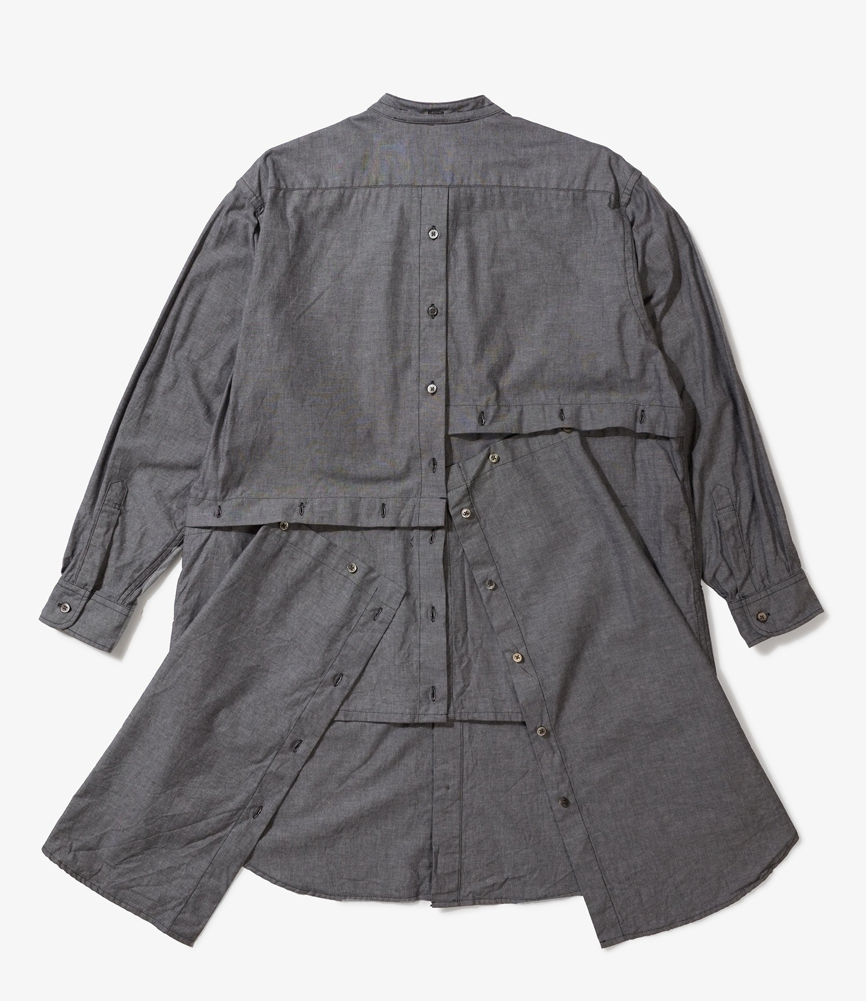 LB Shirt - Grey Cotton Chambray