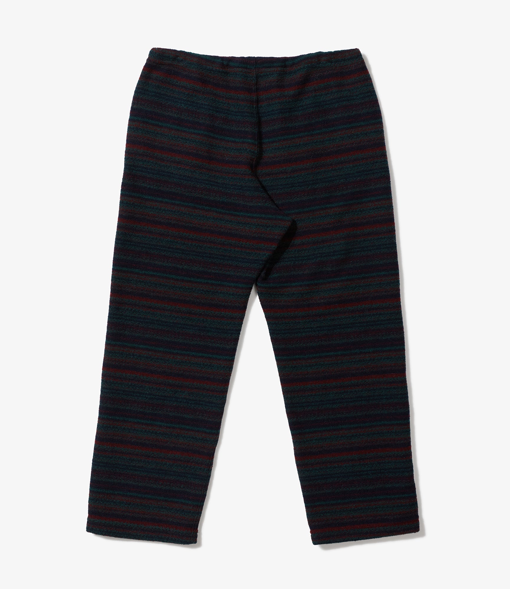 STK Pant - Green Fair Isle Stripe Sweater Knit