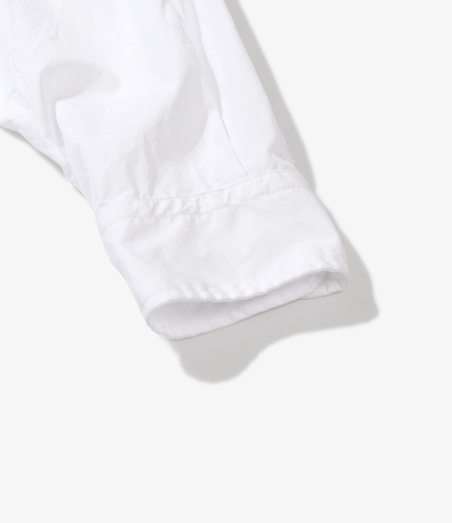 Shawl Shirt - White 100's 2Ply Broadcloth