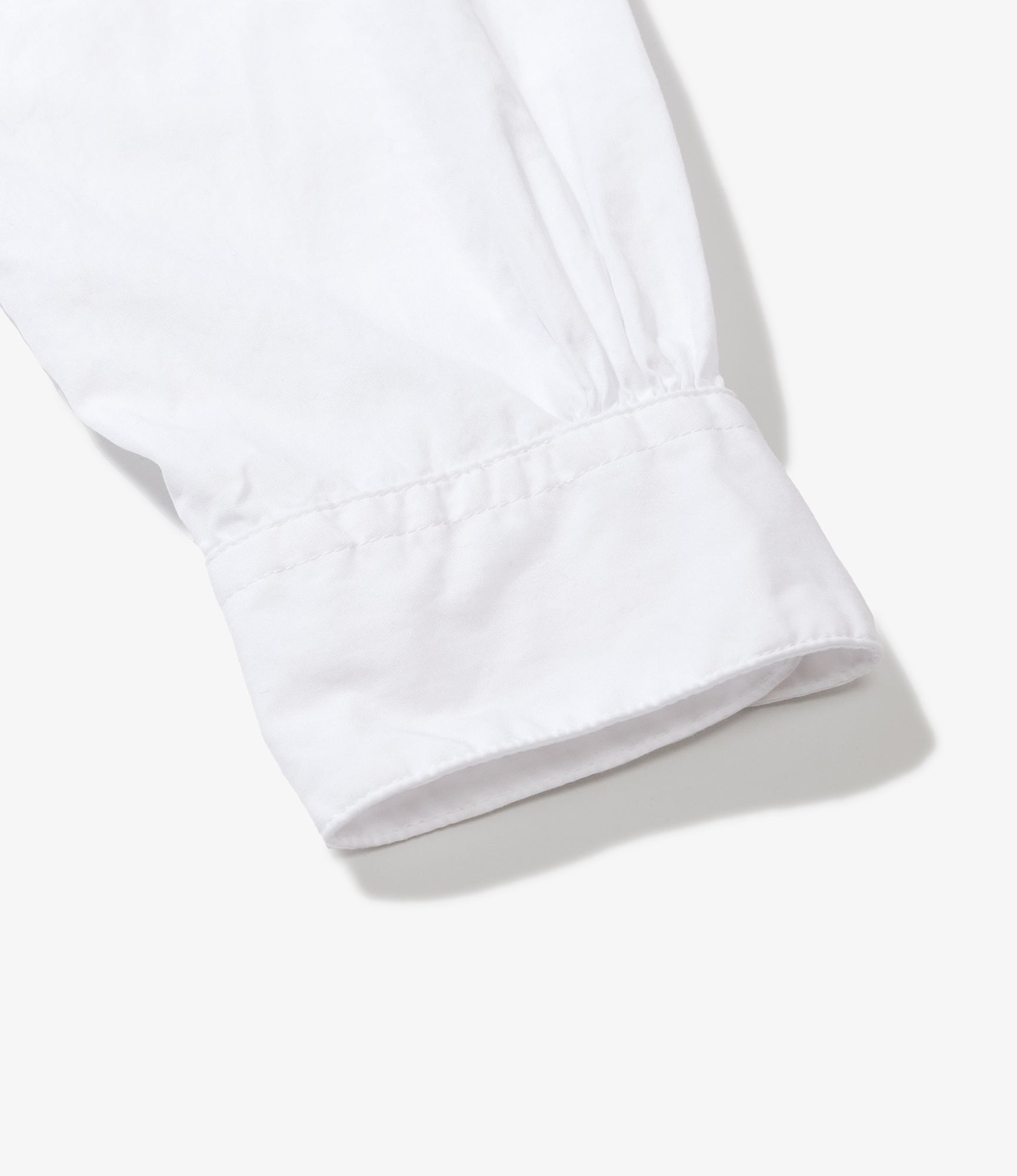 Wing Collar Shirt - White 100's 2ply Broadcloth