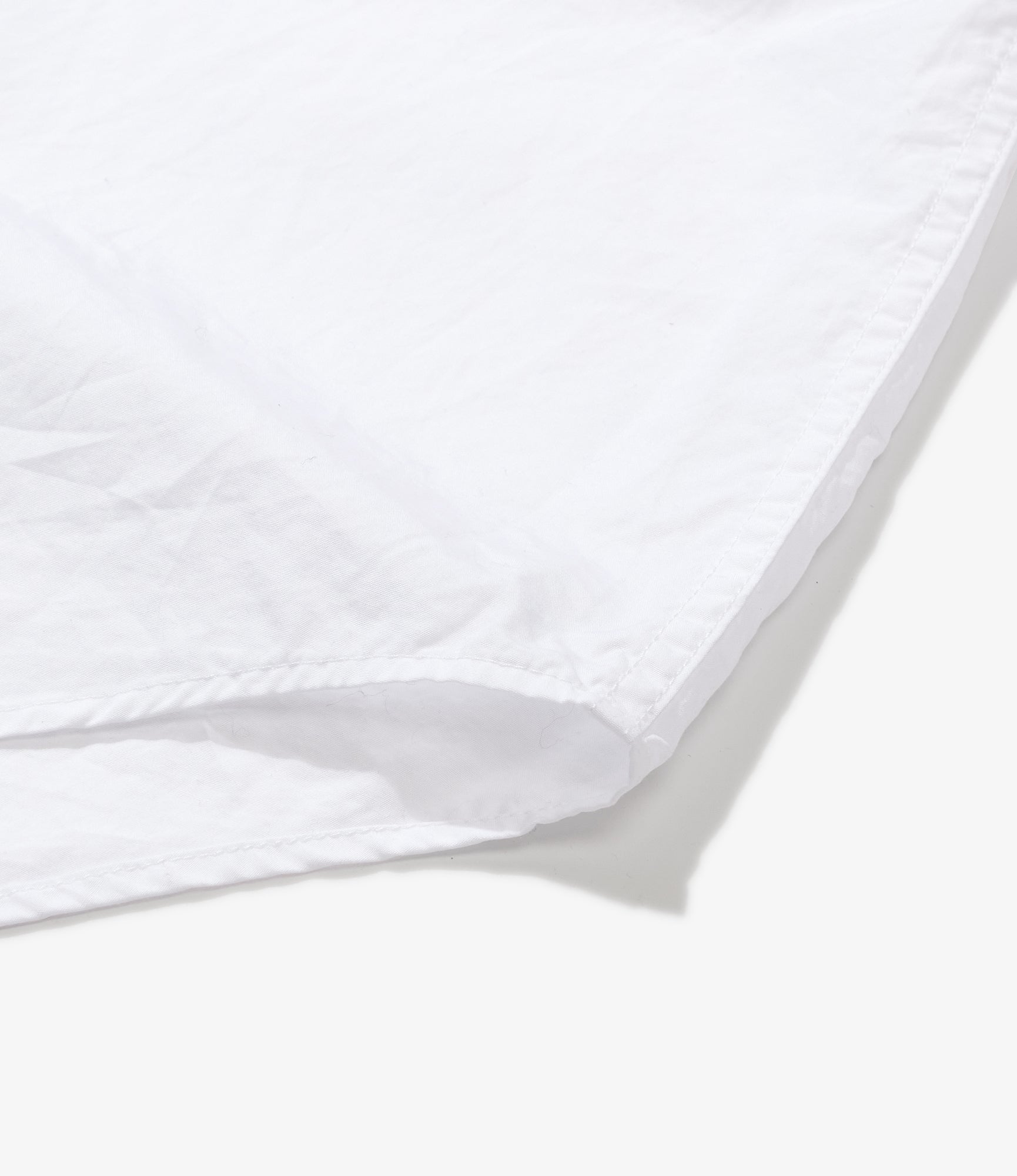 Wing Collar Shirt - White 100's 2ply Broadcloth