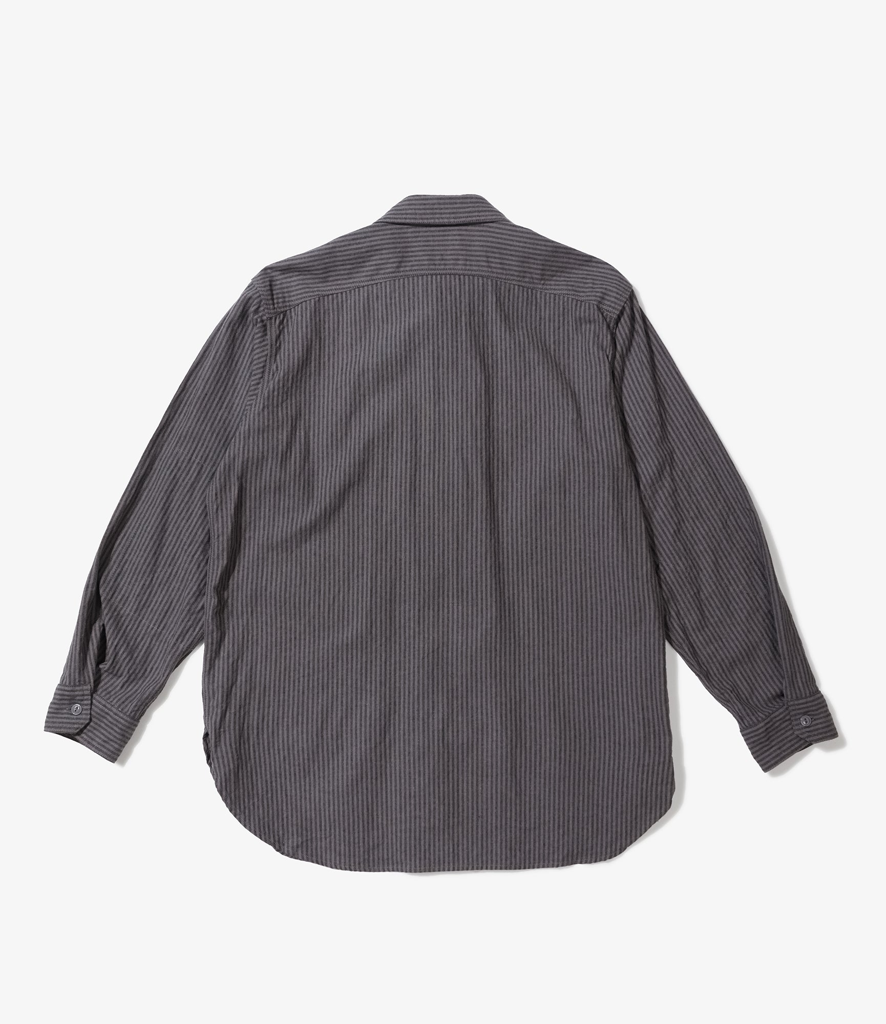 Work Shirt - Charcoal/Grey LC Stripe