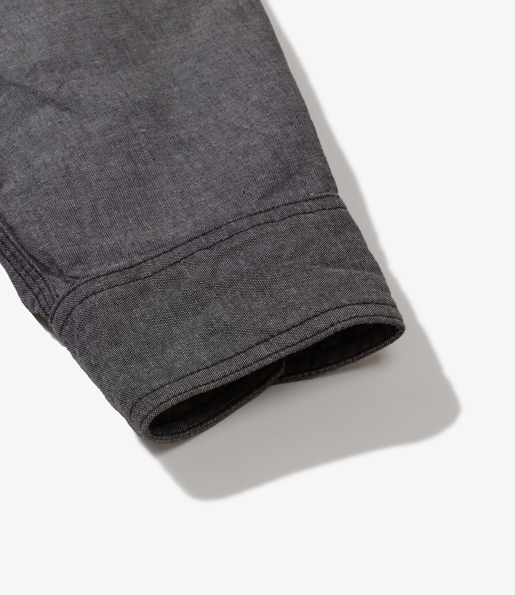 Work Shirt - Grey Cotton Chambray