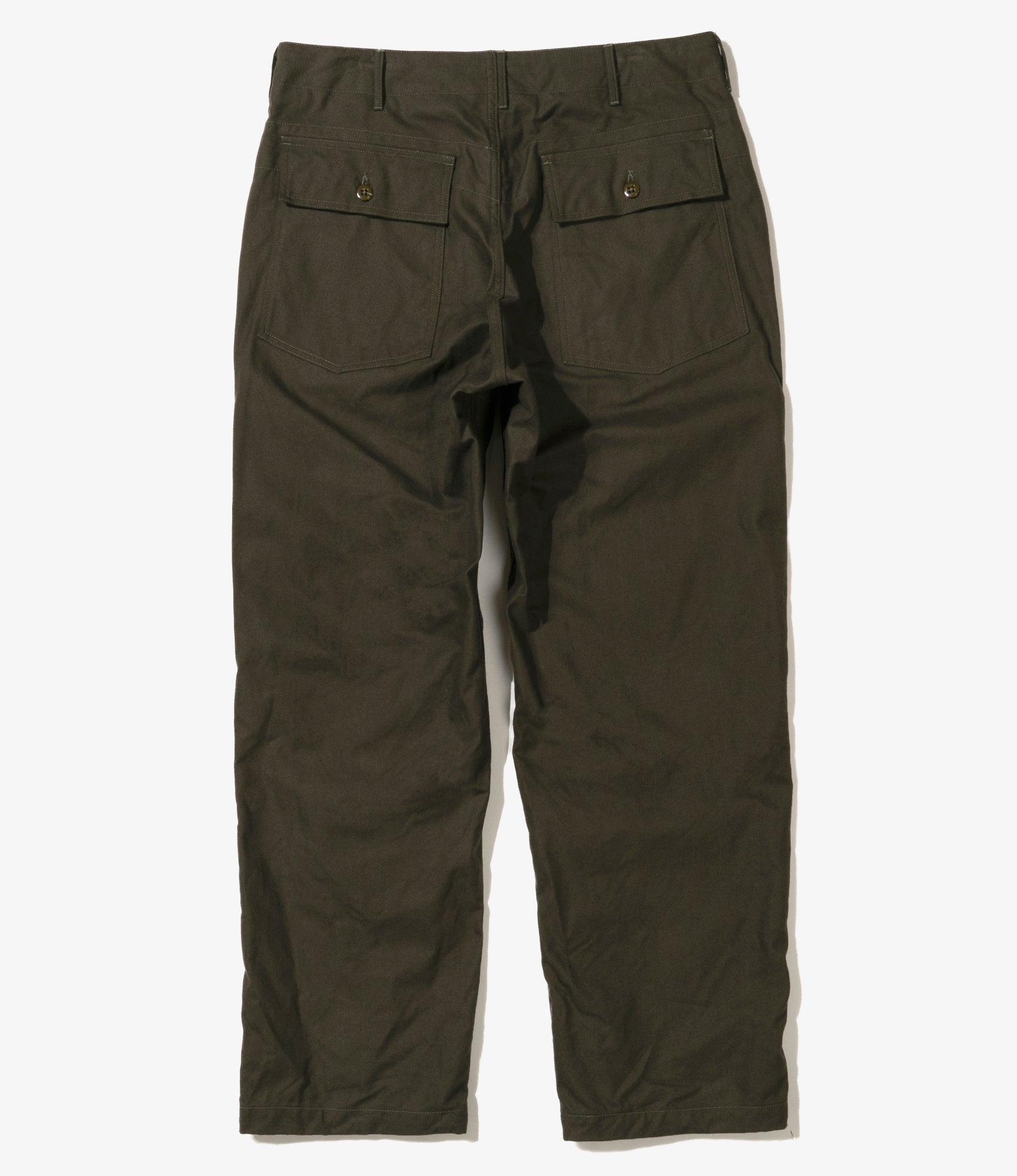 Fatigue Pant - Olive Cotton Brushed Herringbone