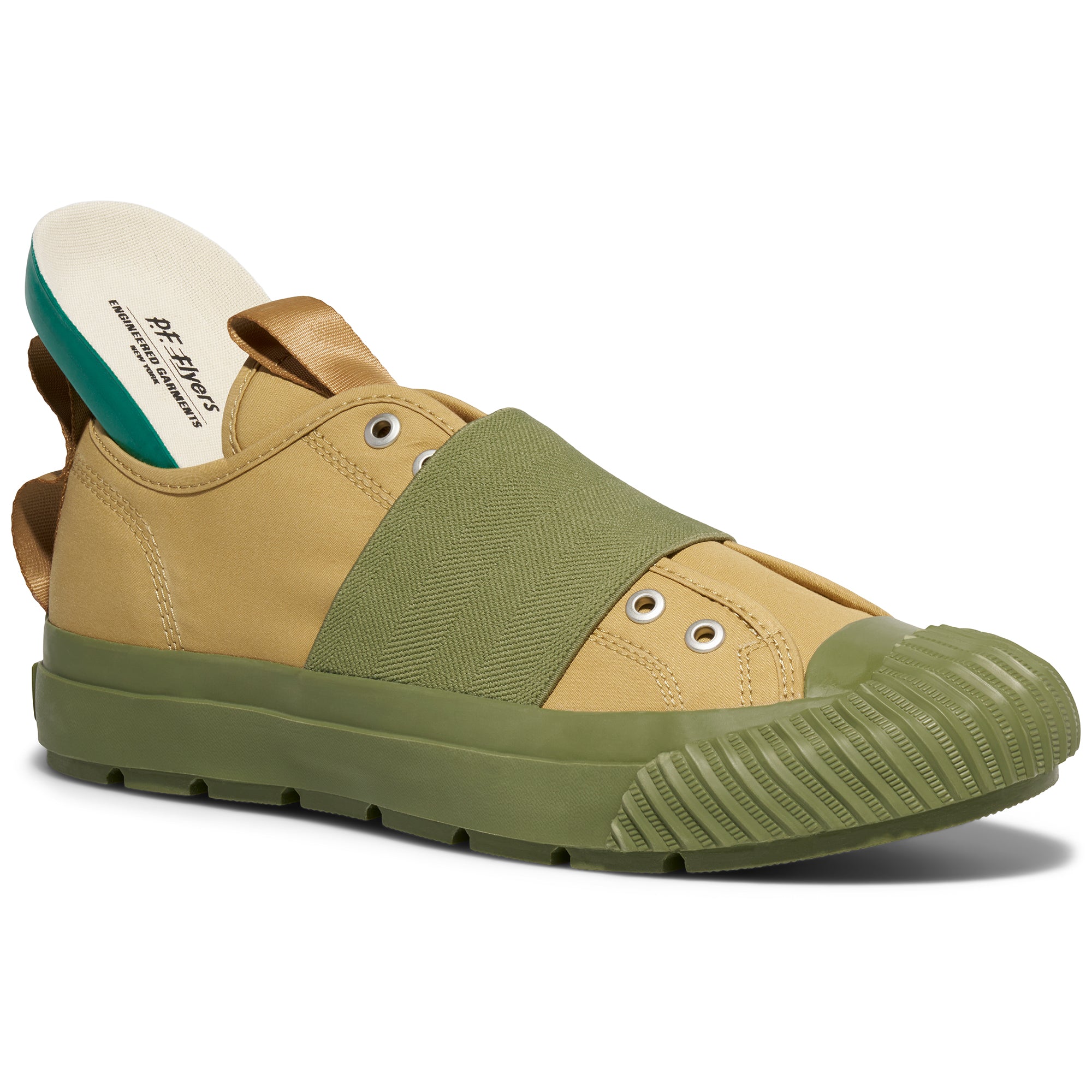 EG x P.F. Flyers - Grounder - Khaki / Olive Green