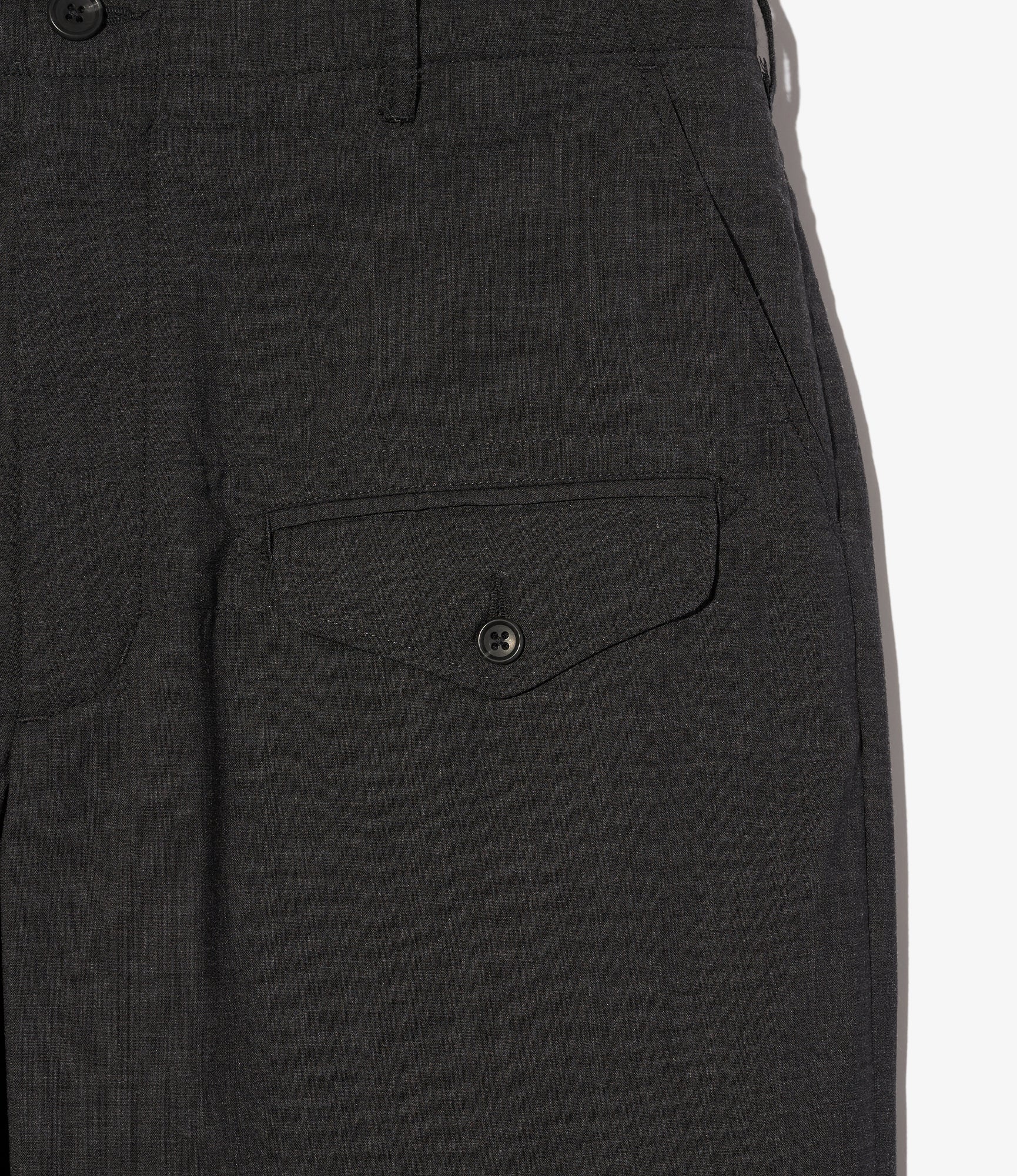 Ghurka Pant - Charcoal Tropical Wool