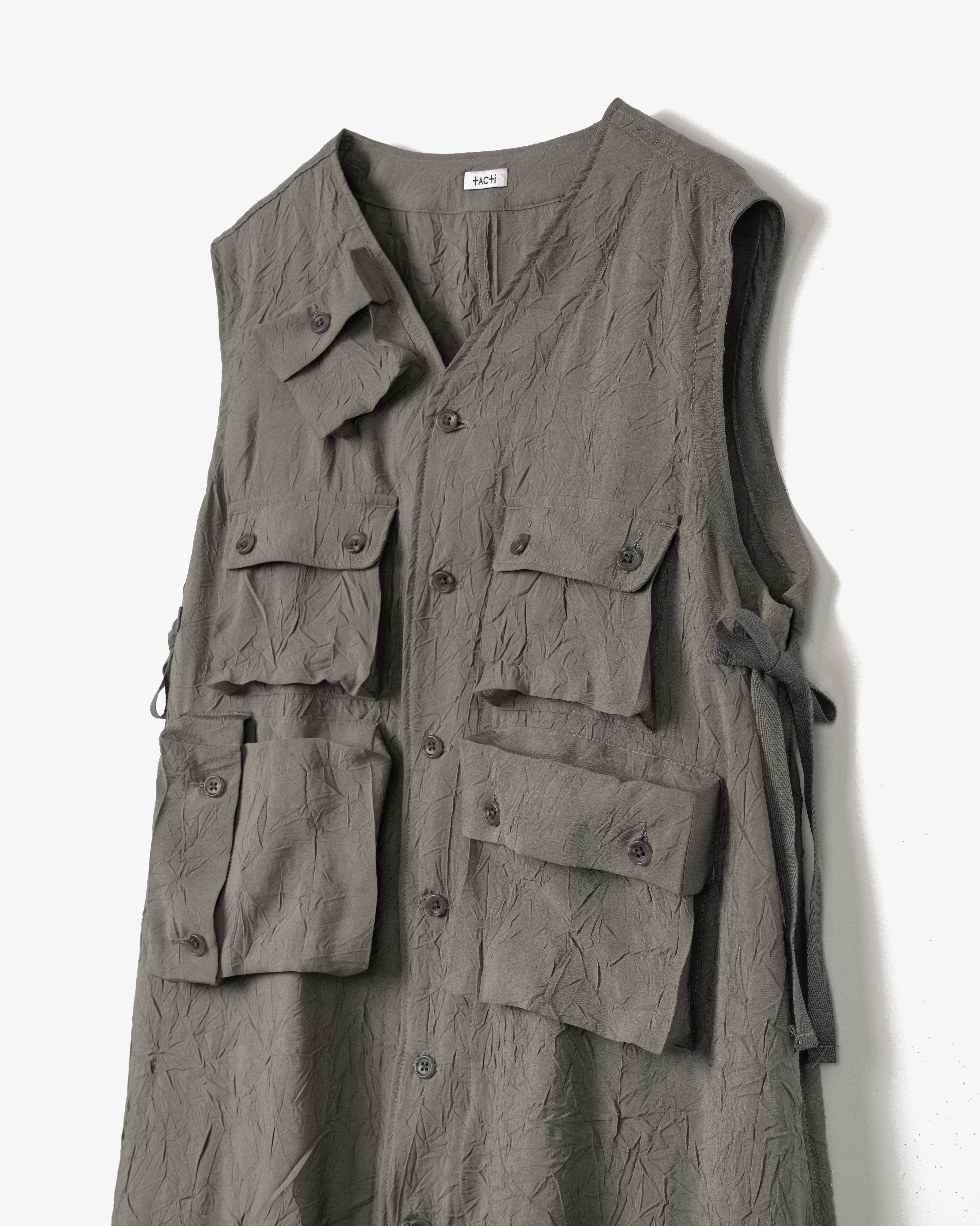 Women's C-1 Dress - Grey Crushed Modal Poly