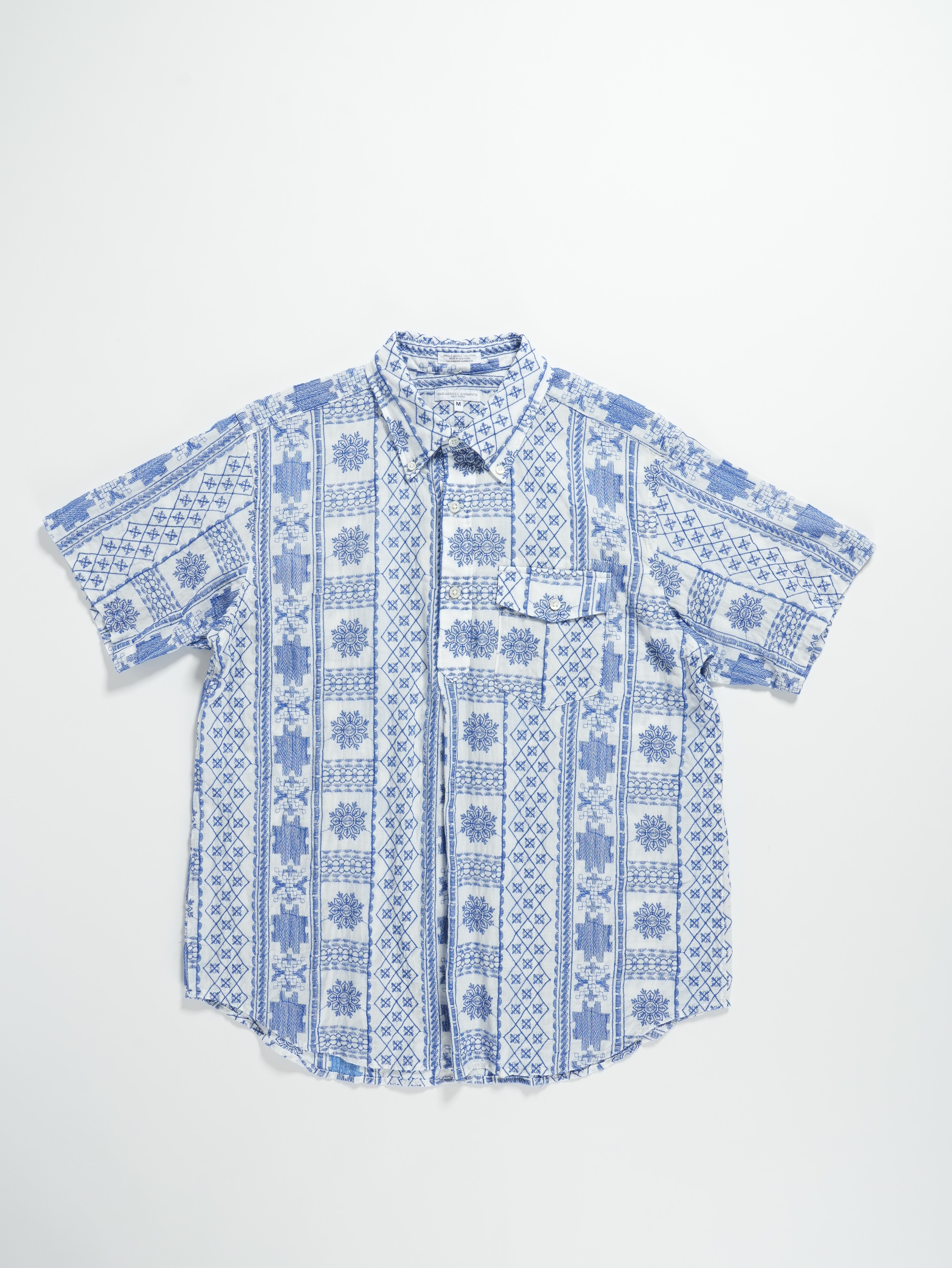 Popover BD Shirt - Blue / White CP Embroidery